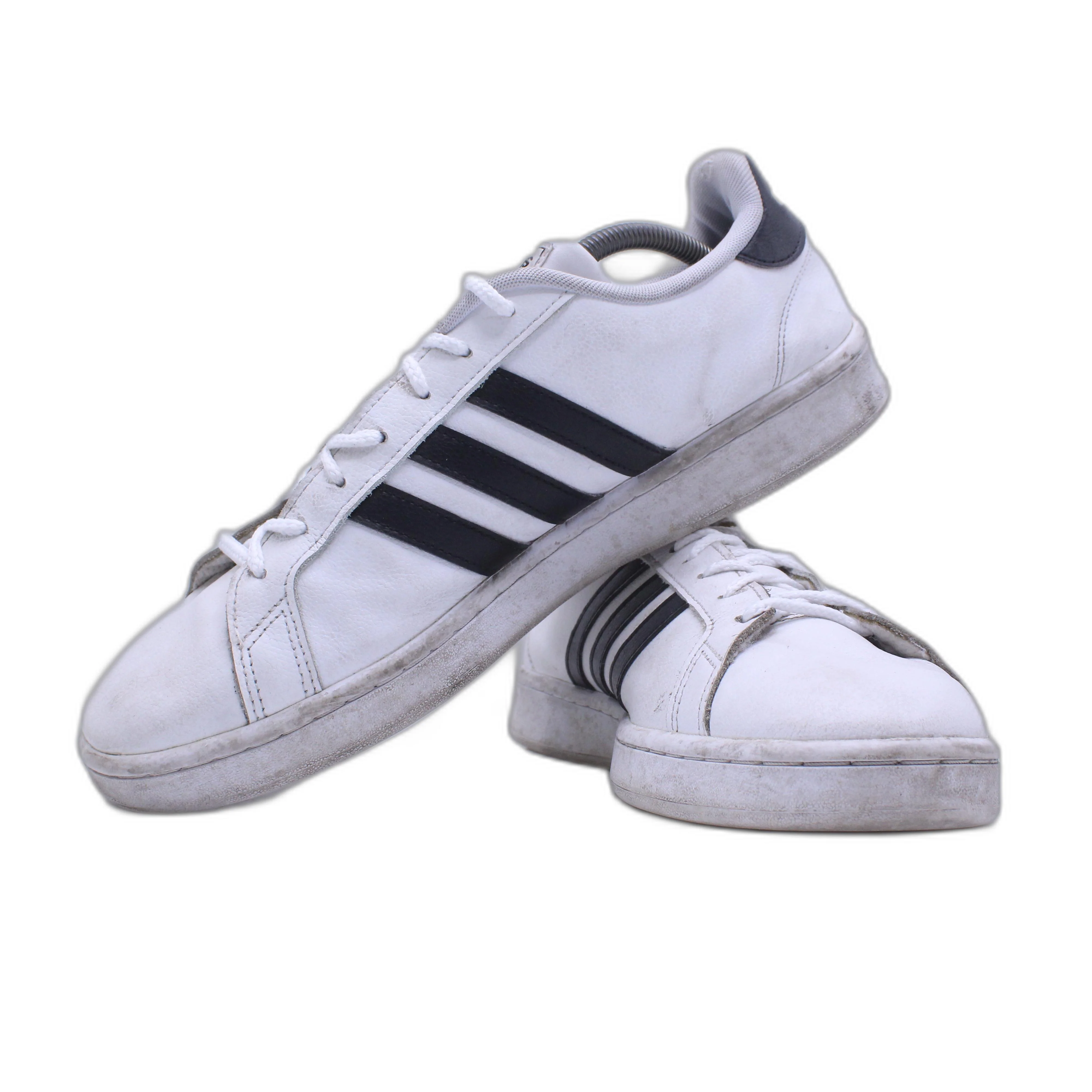 Adidas Grand Court F36483 White Running Shoes Lace Up Low Top - Image 3