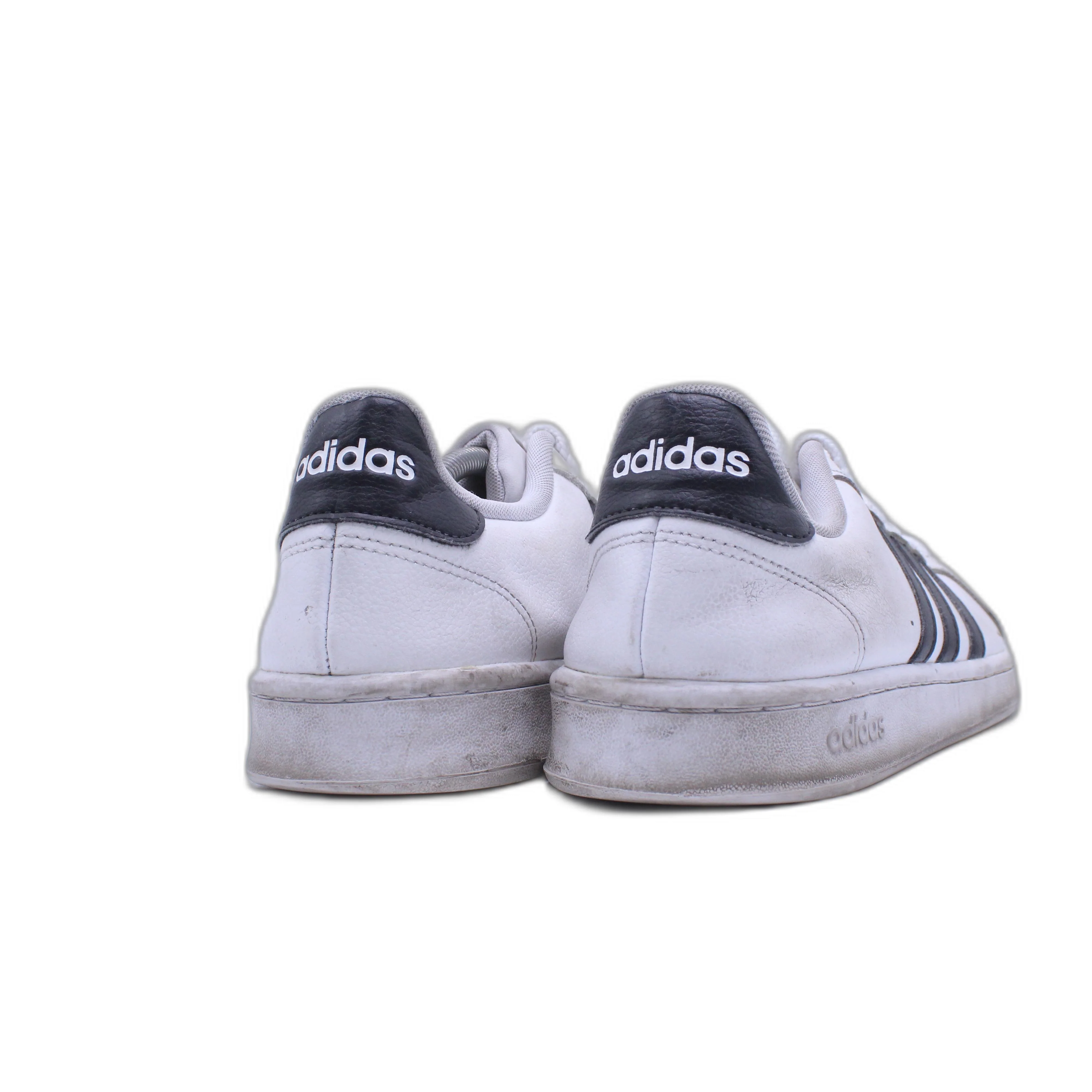 Adidas Grand Court F36483 White Running Shoes Lace Up Low Top - Image 4