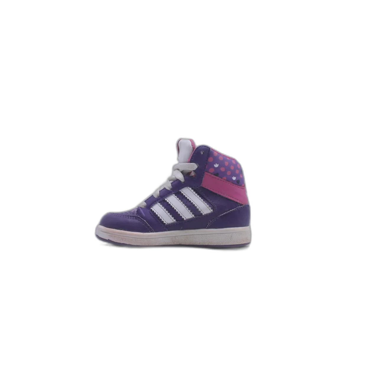 ADIDAS NEO RALEIGH PURPLE PLAID MID TOP SNEAKER - Image 2
