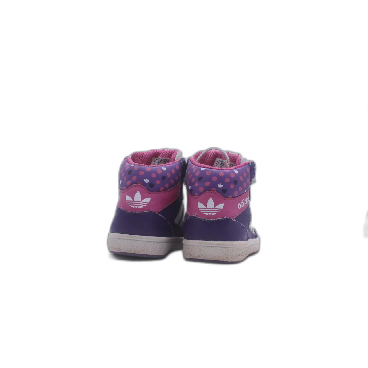 ADIDAS NEO RALEIGH PURPLE PLAID MID TOP SNEAKER - Image 4