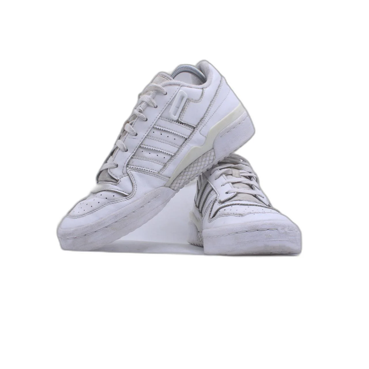 Adidas Originals Forum Mid Top Cloud White Shoe - Image 5
