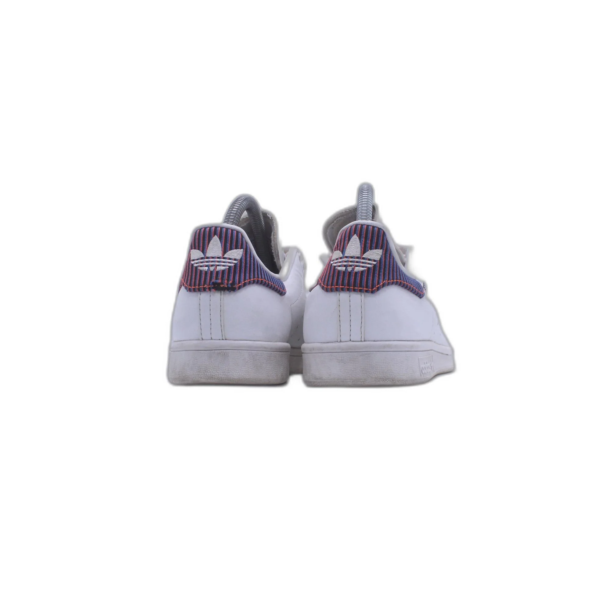 Adidas Originals STAN SMITH J Cloud White/Blue Bold Shoe - Image 4