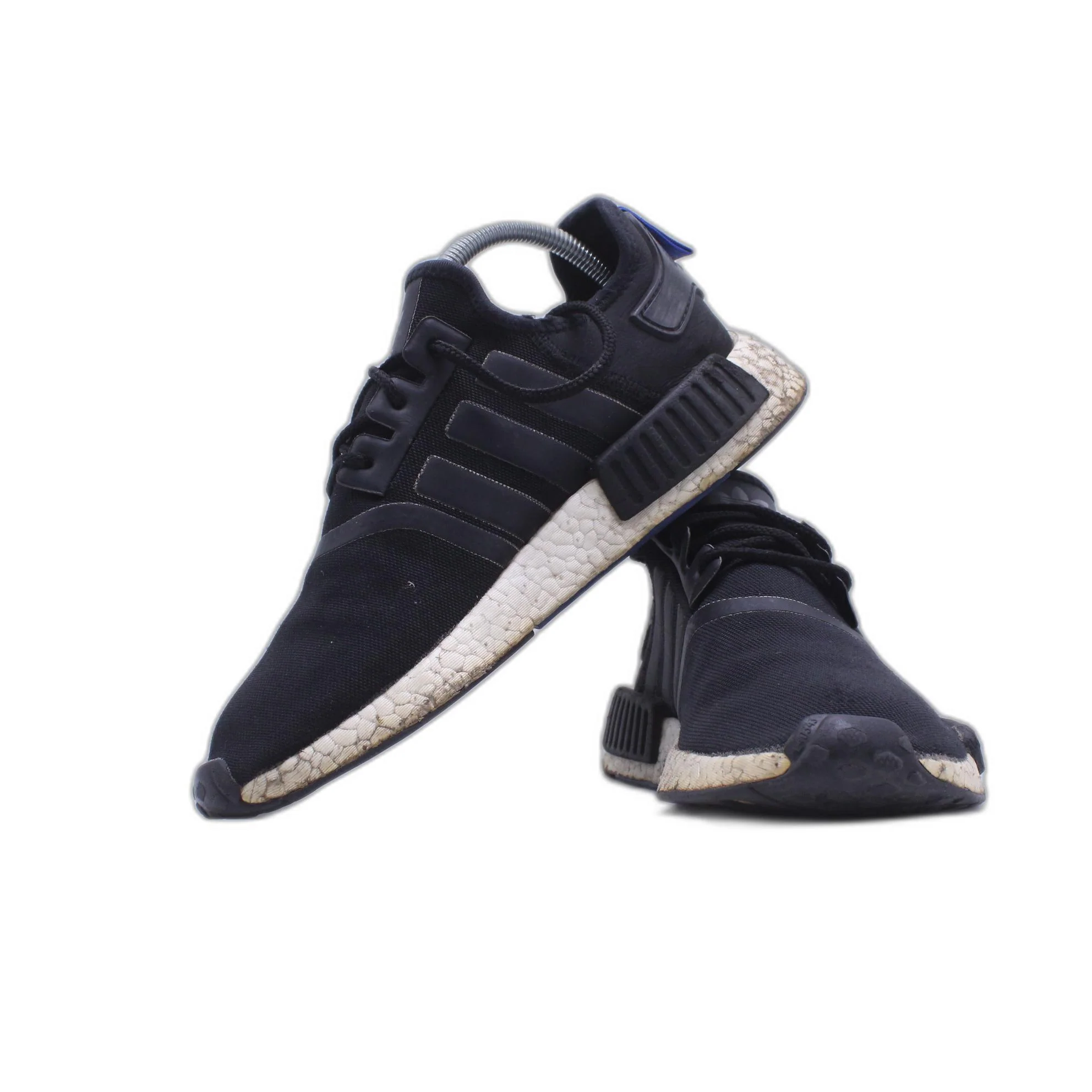 Adidas Shoes Mens R1 Boost Athletic Sneakers F97579 Black Suede Lace Up - Image 5