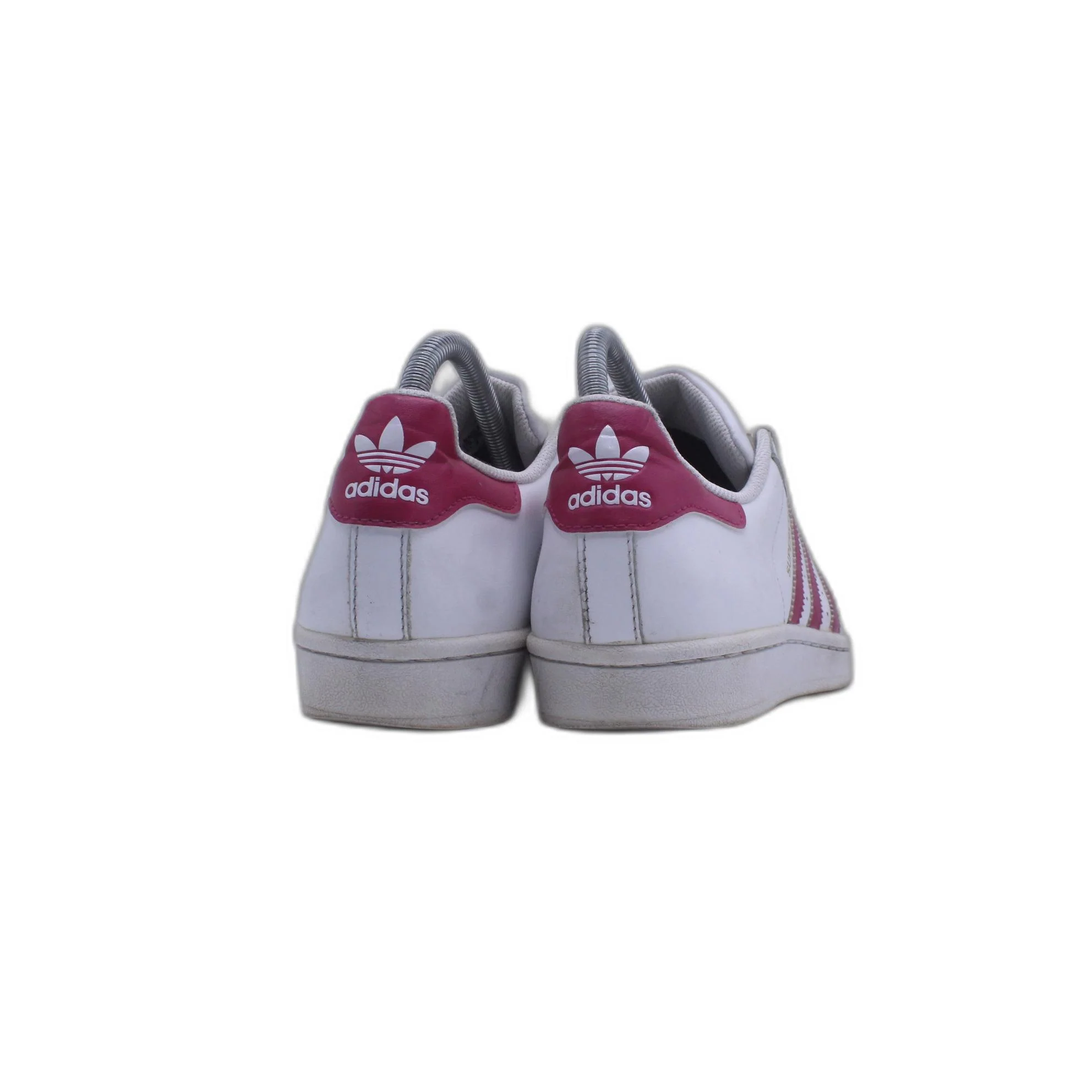 Adidas Superstar J 'White Pink Buzz' Women's Classic White Shoe - Image 4