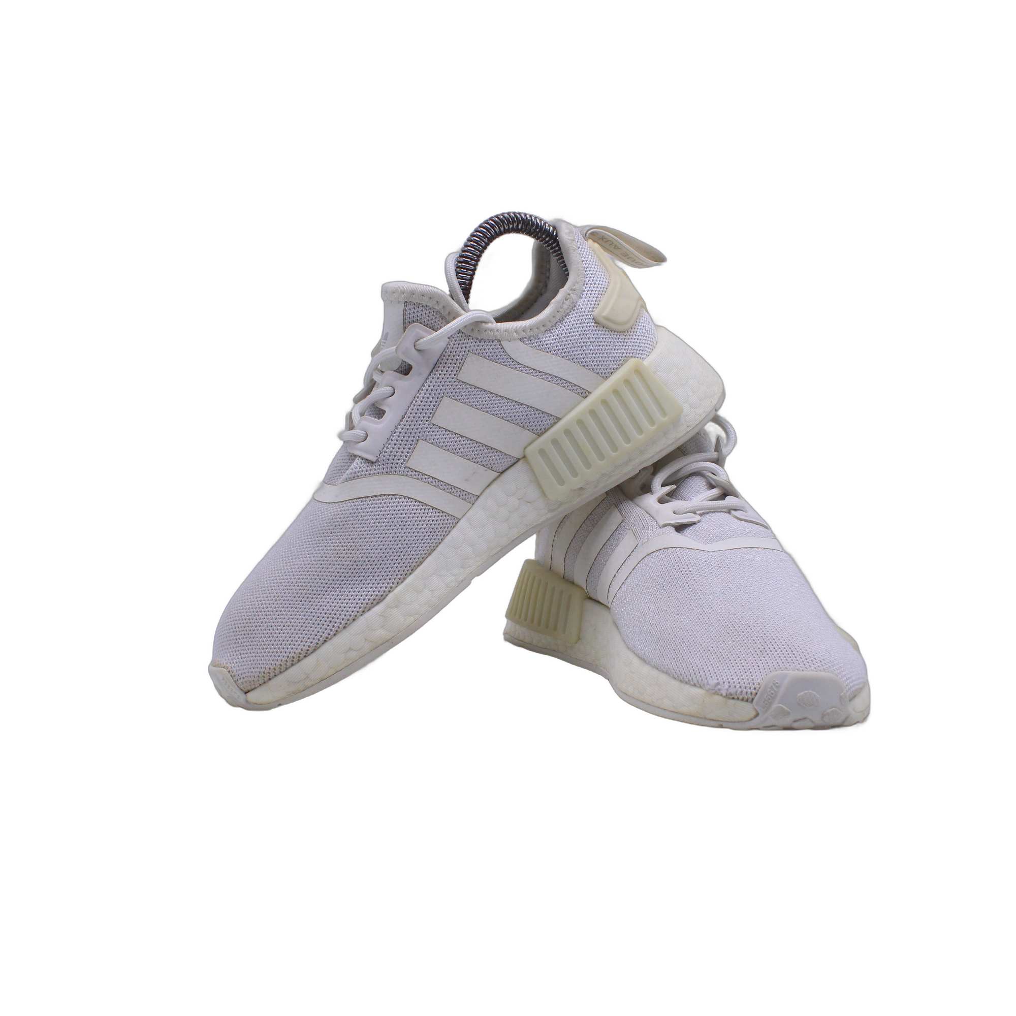 Adidas Trainers NMD R1 Primeblue Cloud White Womens Running Shoe - Image 5