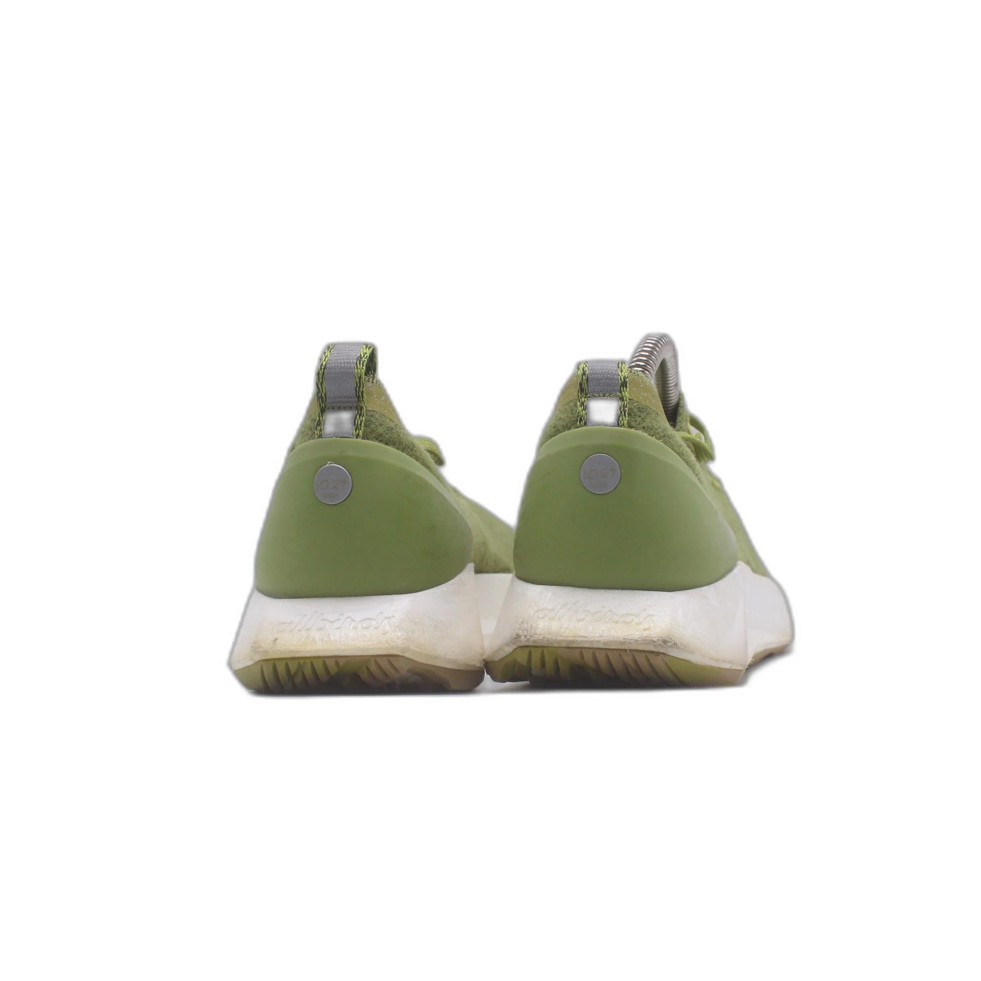 Allbirds Merino Wool Flyer Hazy Lime Blizzard Running Sneaker - Image 4