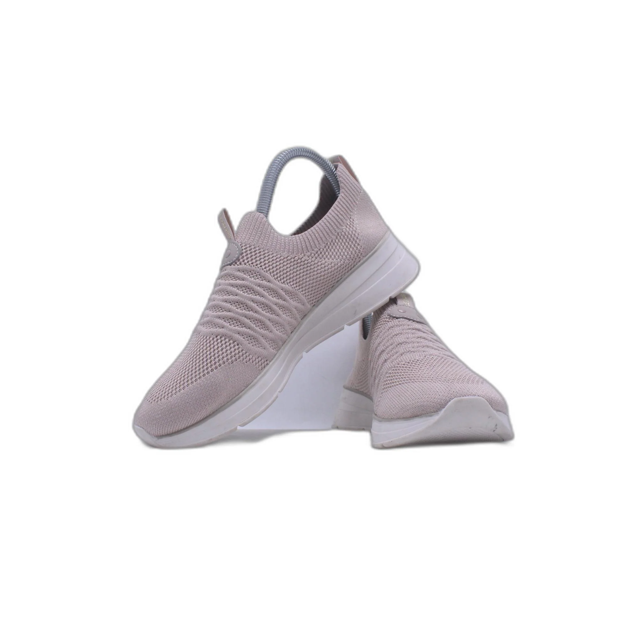 Aqua College Kamilla Waterproof Sneakers 10M Slip On Cushioned Grey - Image 3