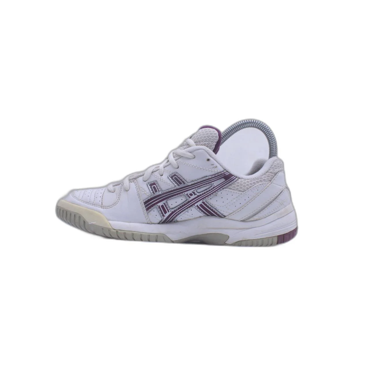 Asics EX89 x Needles White Purple Grey Court Shoe - Image 2