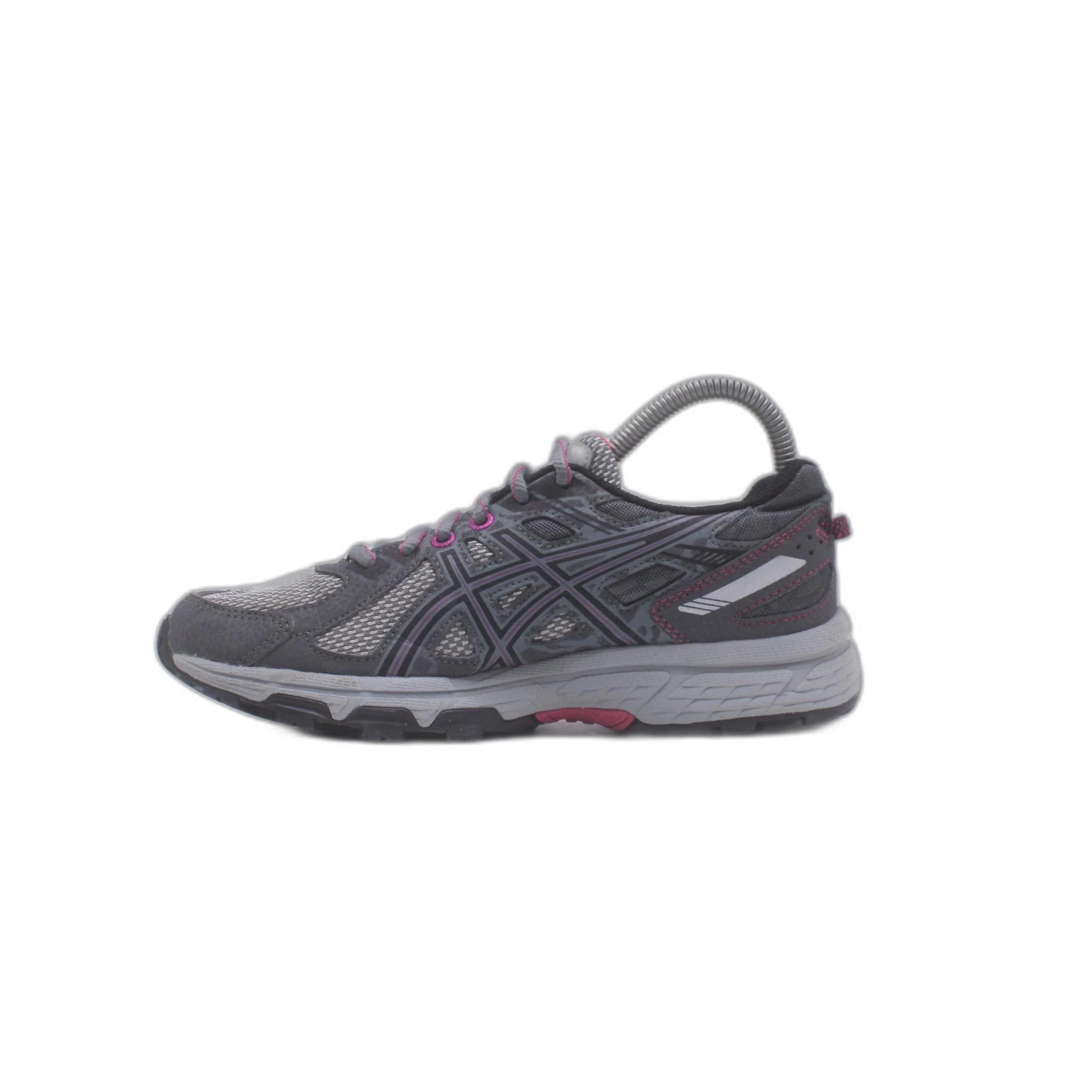 Asics Women's Gel Venture 6 Trail Running Charcoal Gray Shoe - Image 2