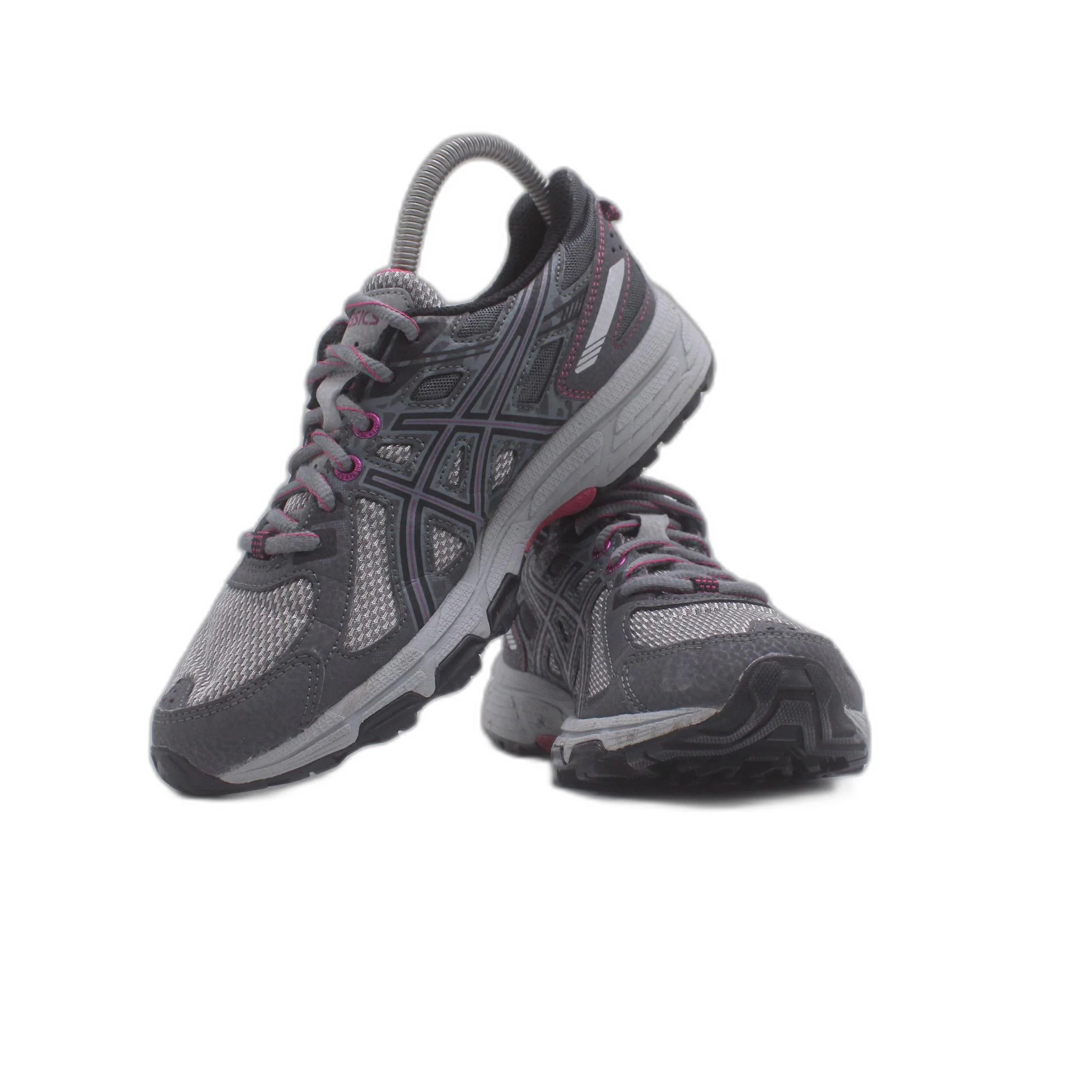 Asics Women's Gel Venture 6 Trail Running Charcoal Gray Shoe - Image 5