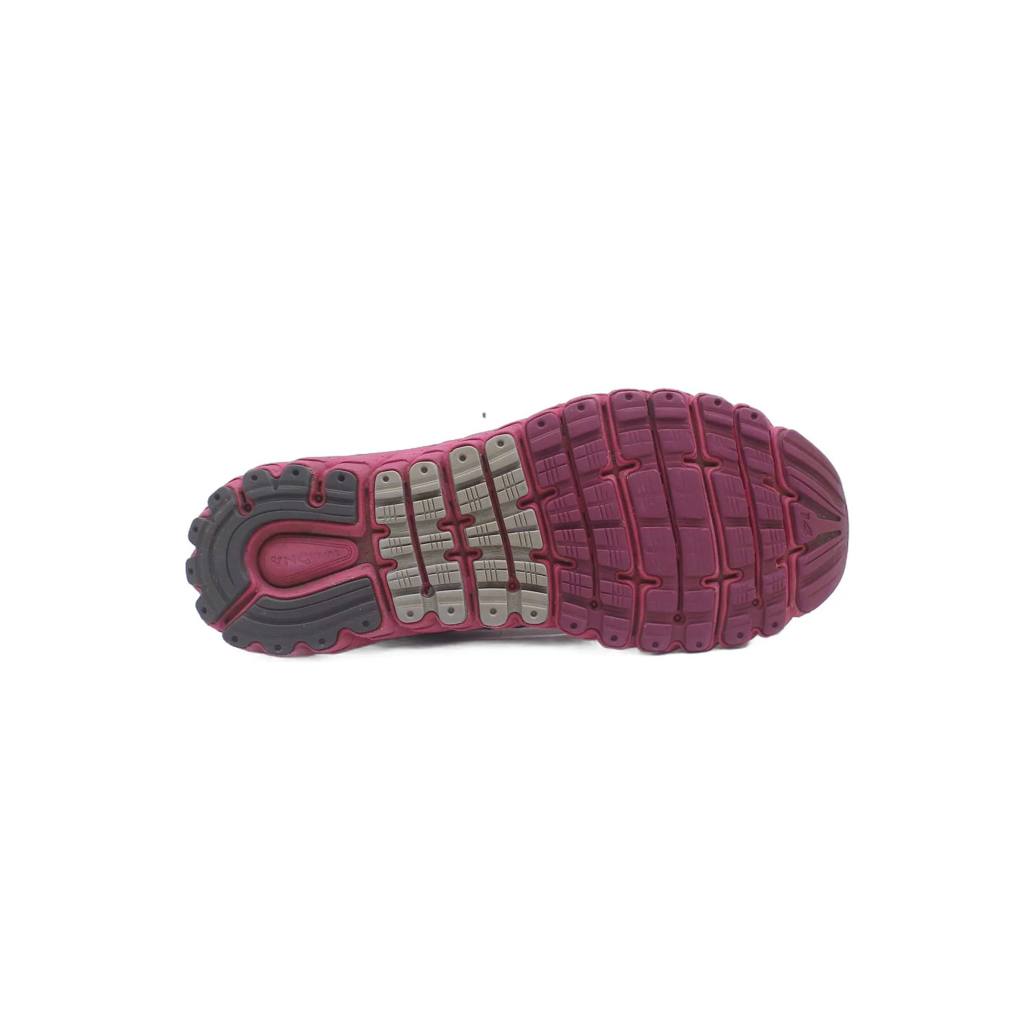 Brooks Glycerin 14 Pink Gray Running Shoe - Image 3
