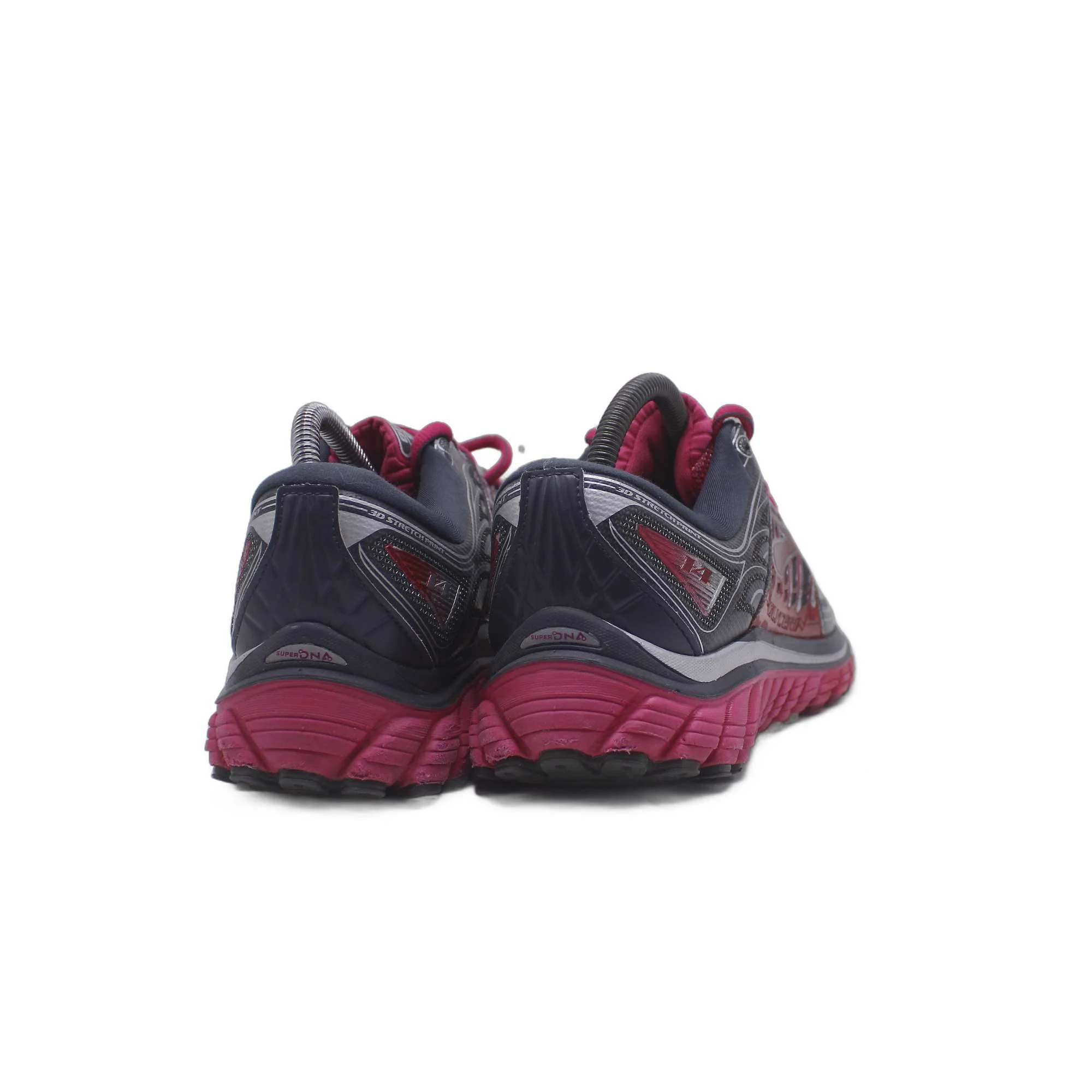 Brooks Glycerin 14 Pink Gray Running Shoe - Image 4