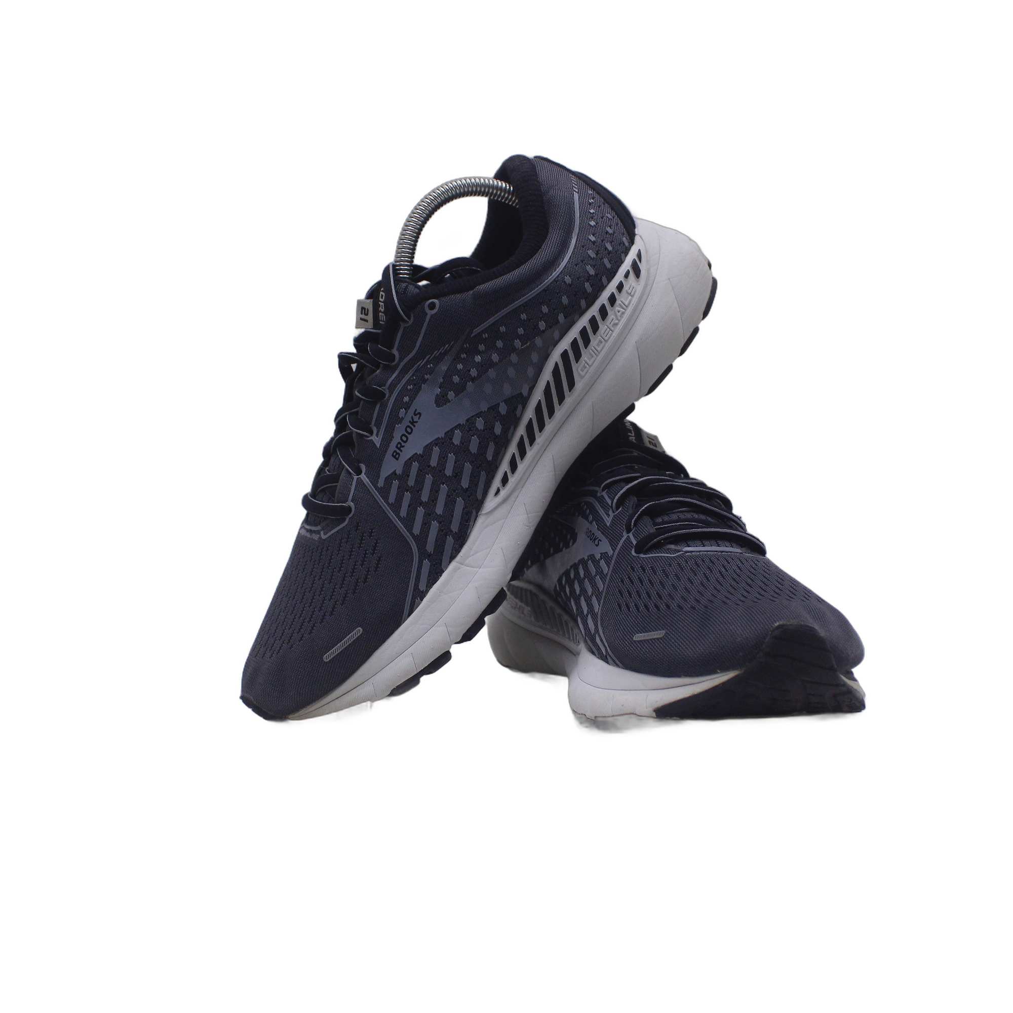 Brooks Mens Adrenaline GTS 21 Black Running Shoe - Image 5
