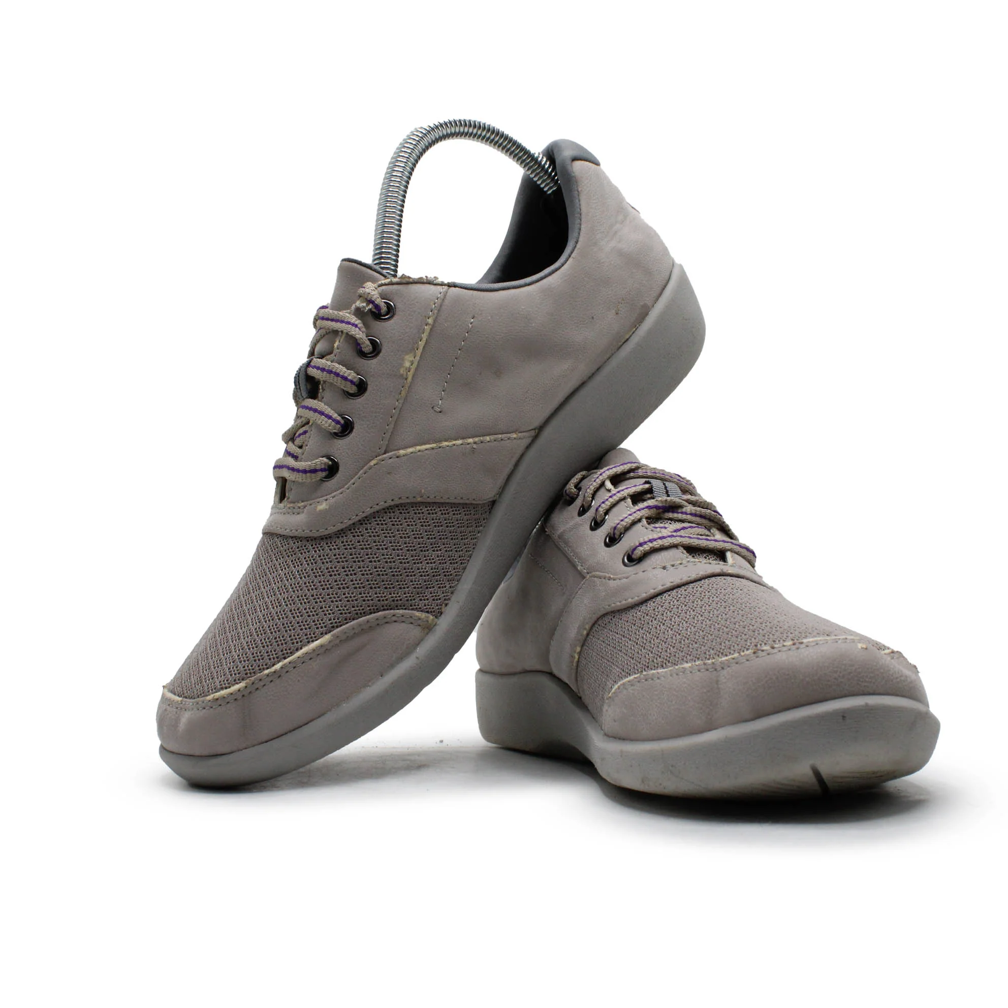 Clarks Grey Casual Shoe - Image 2