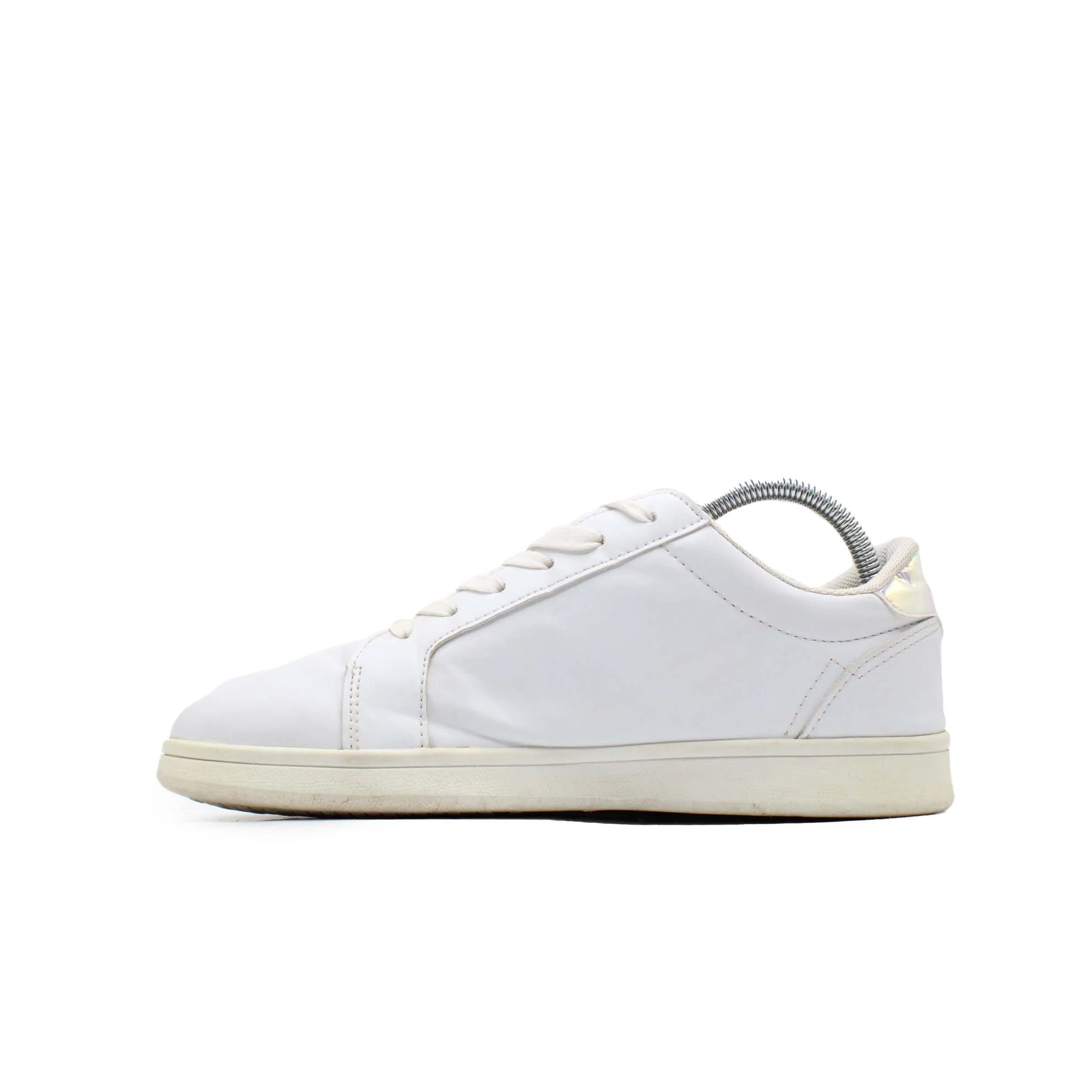 CLASSIC WHITE LEATHER TRAINER - Image 3