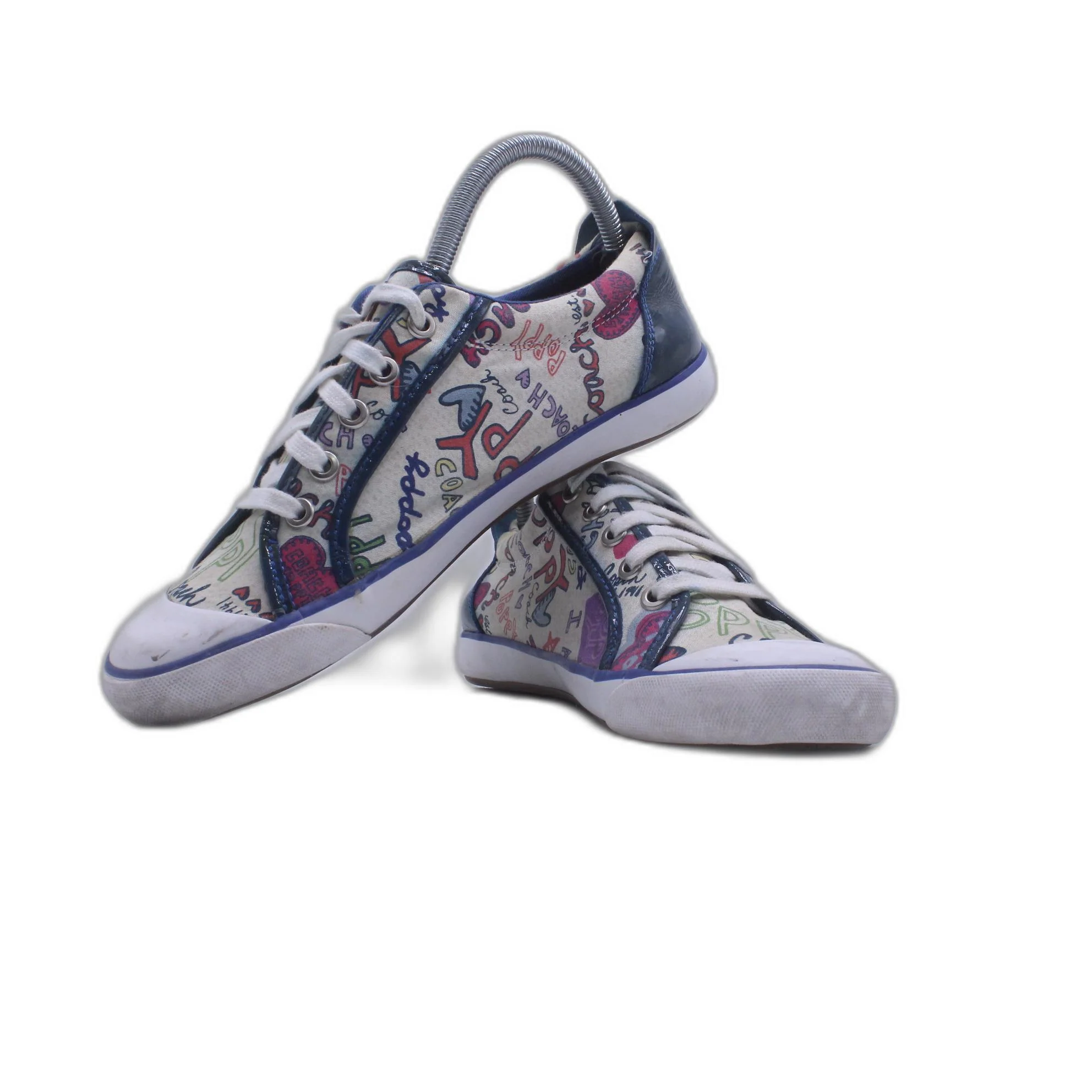 Coach Barrett Poppy Multicolor Lace Up Shoe - Image 5