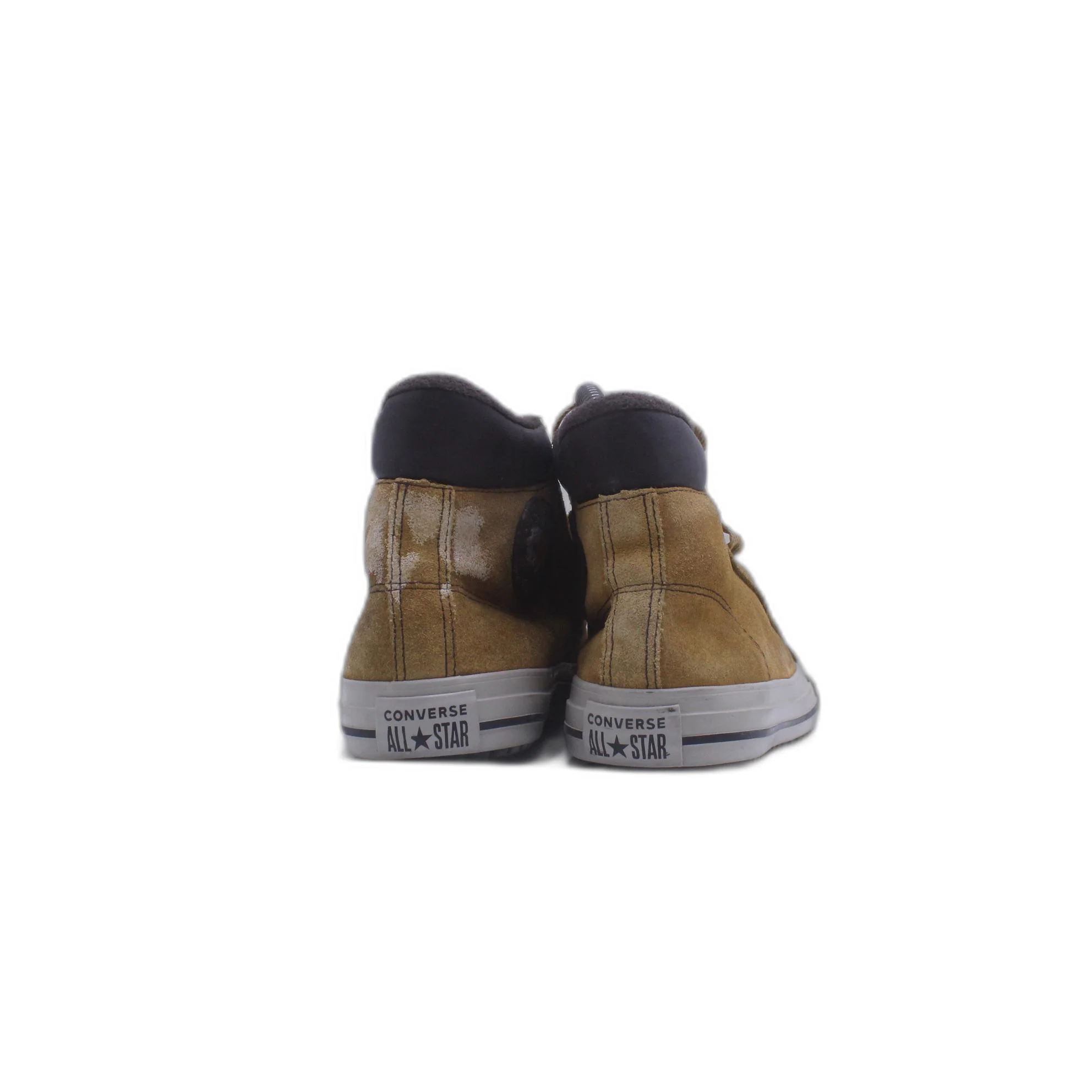 Converse All Star Chuck Taylor Tan Brown leather suede sneaker - Image 4