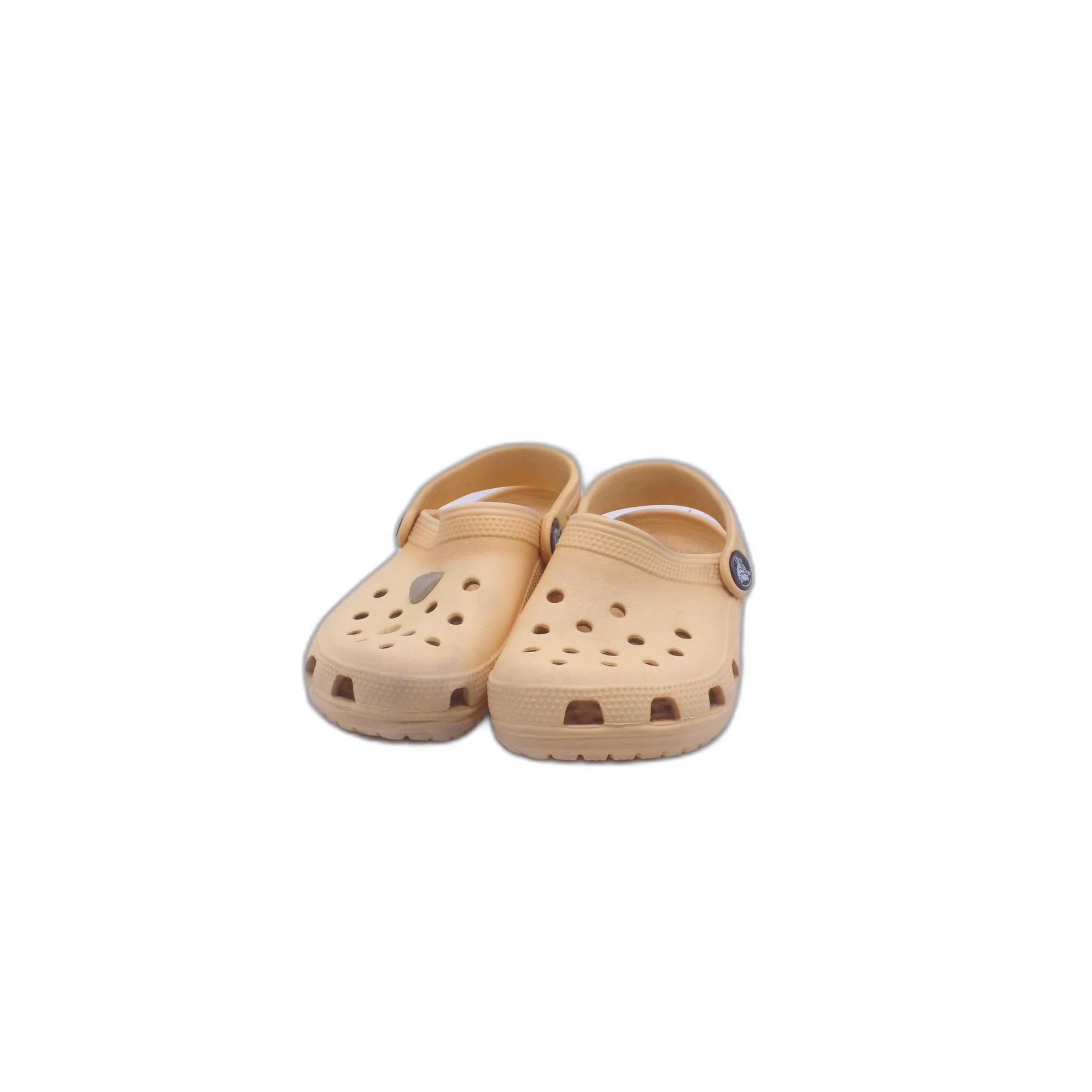 Crocs Classic Clogs Gold Slip On Comfort Shoes - Image 3
