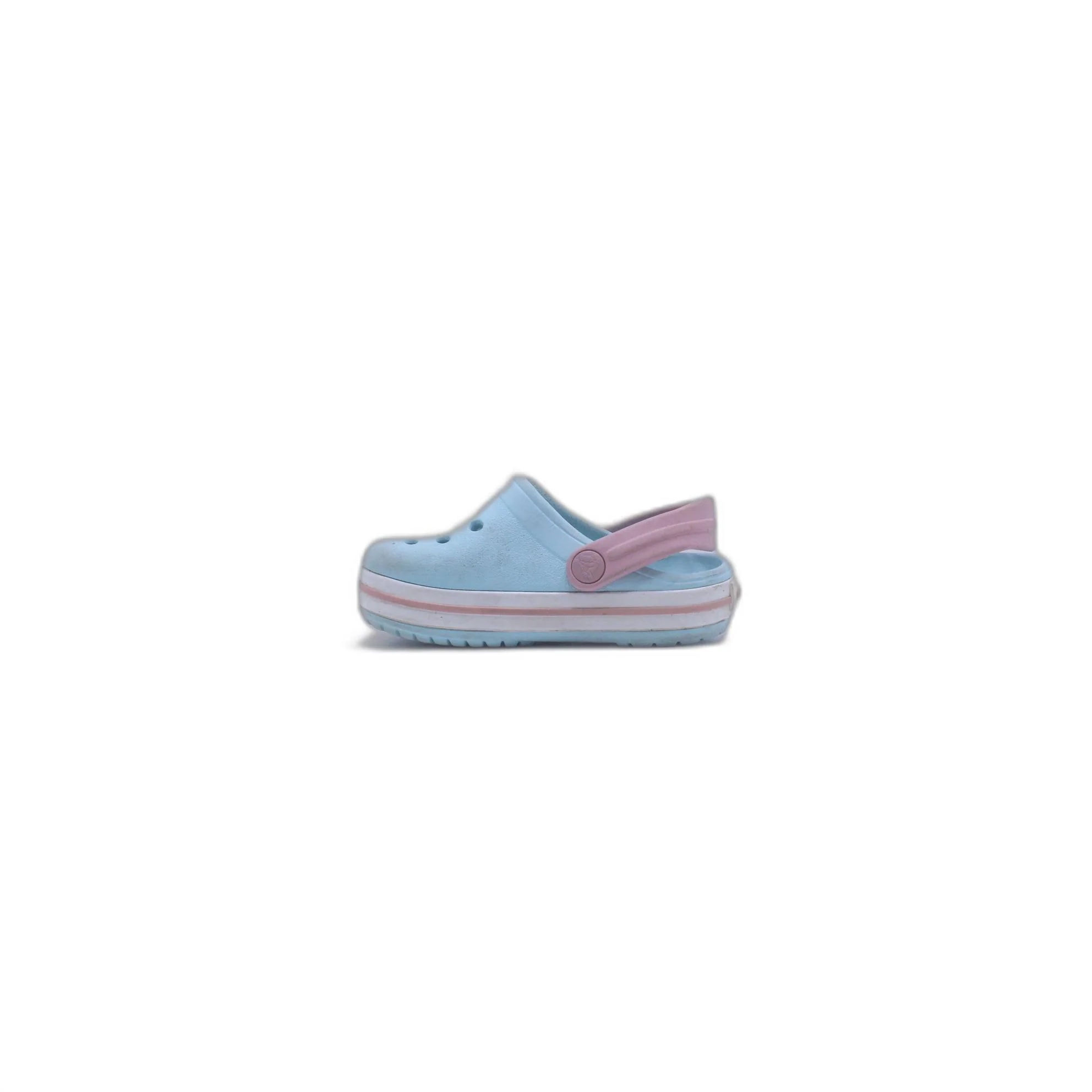 Crocs Kids Blue Walking Slip On Clogs - Image 2