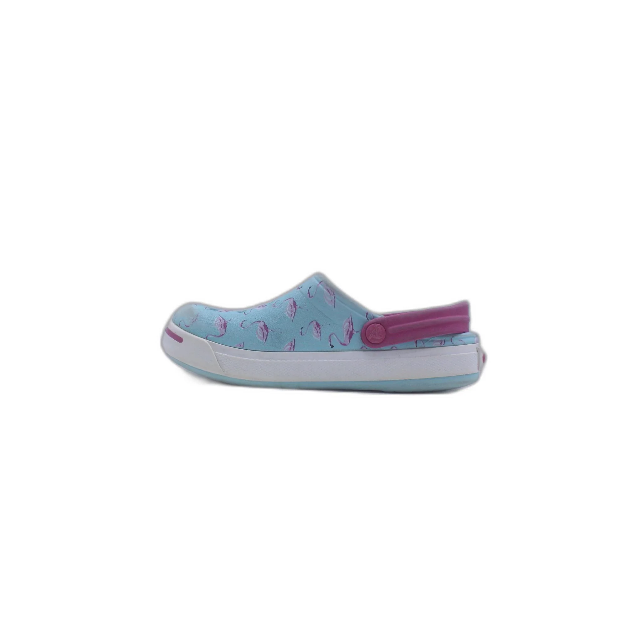 Crocs Sandals Little Kid turquoise flamingo print - Image 2
