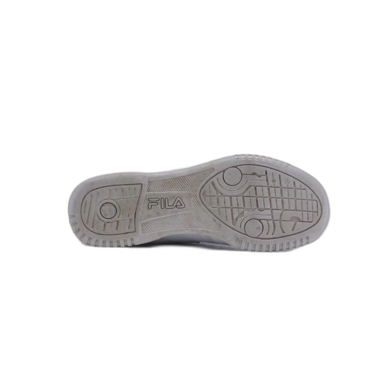 Fila F-14 Lifted High-Top Triple White Sneaker - Image 3