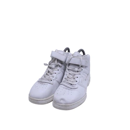Fila F-14 Lifted High-Top Triple White Sneaker - Image 5