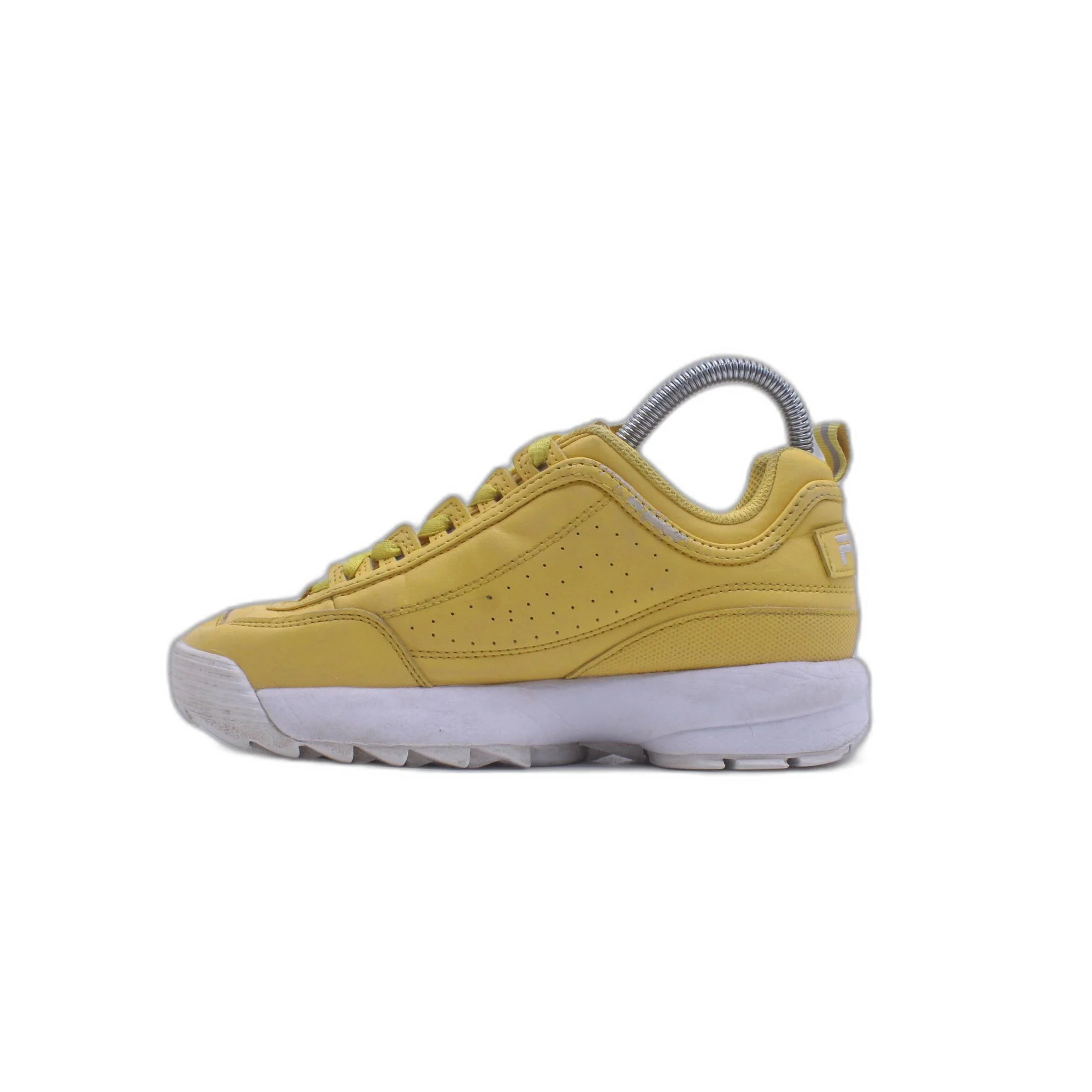 Fila Kids Disruptor 2 Premium Repeat Canary Yellow 3FM00406-743 Shoes - Image 2