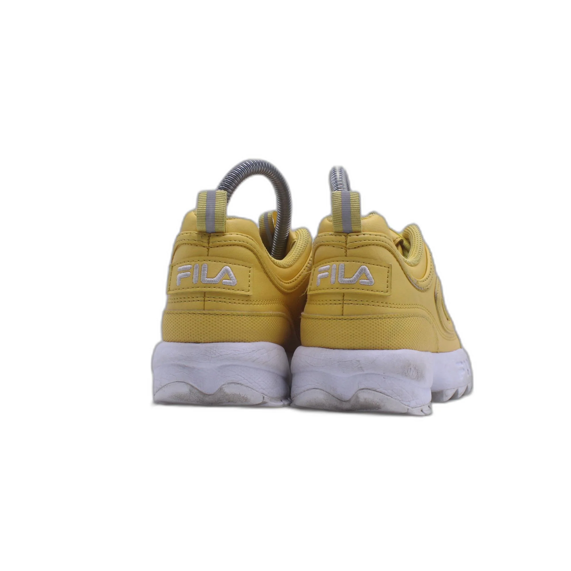 Fila Kids Disruptor 2 Premium Repeat Canary Yellow 3FM00406-743 Shoes - Image 4
