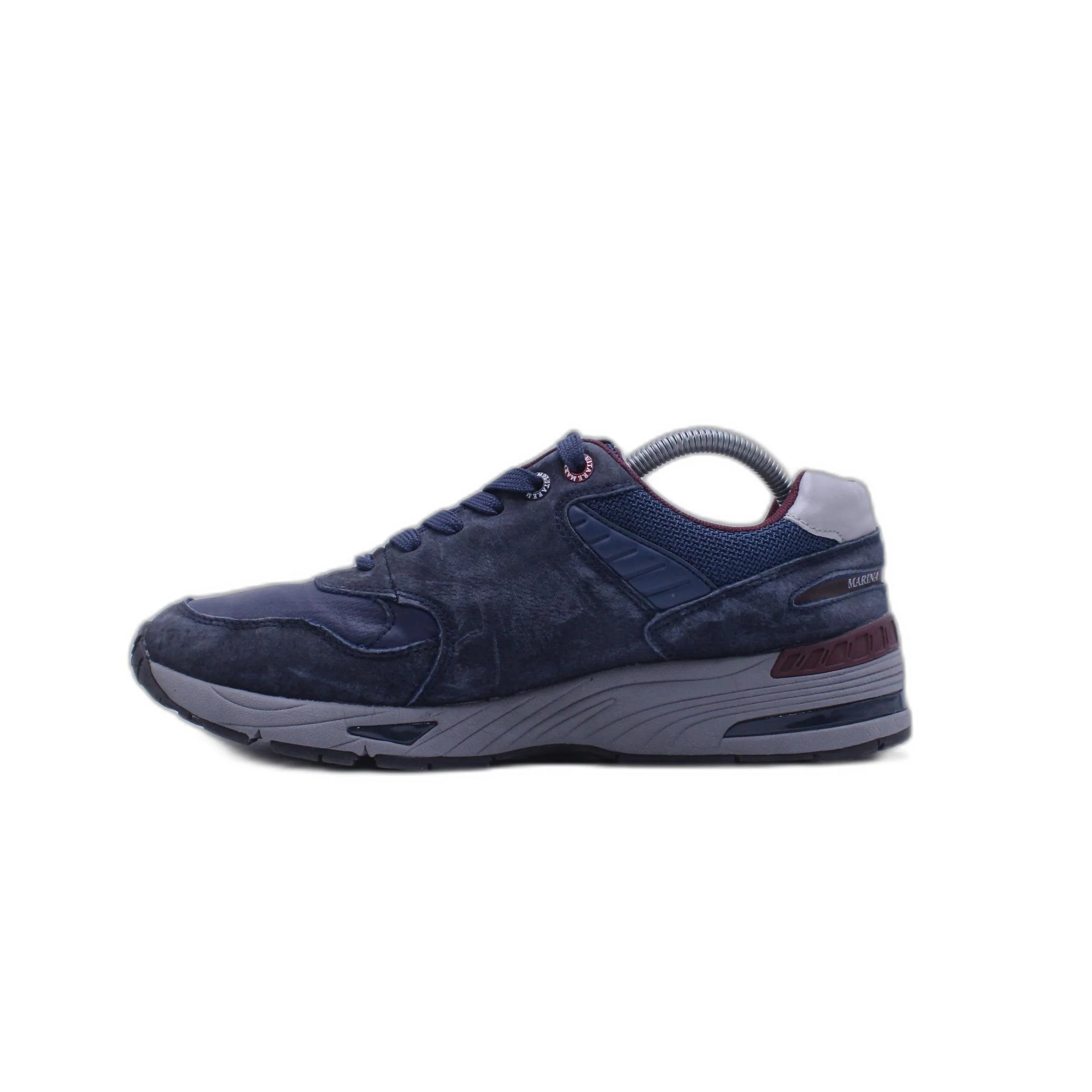 Geox Mens Shoes Amphibiox U Sandford Blue Grey Suede Leather - Image 2
