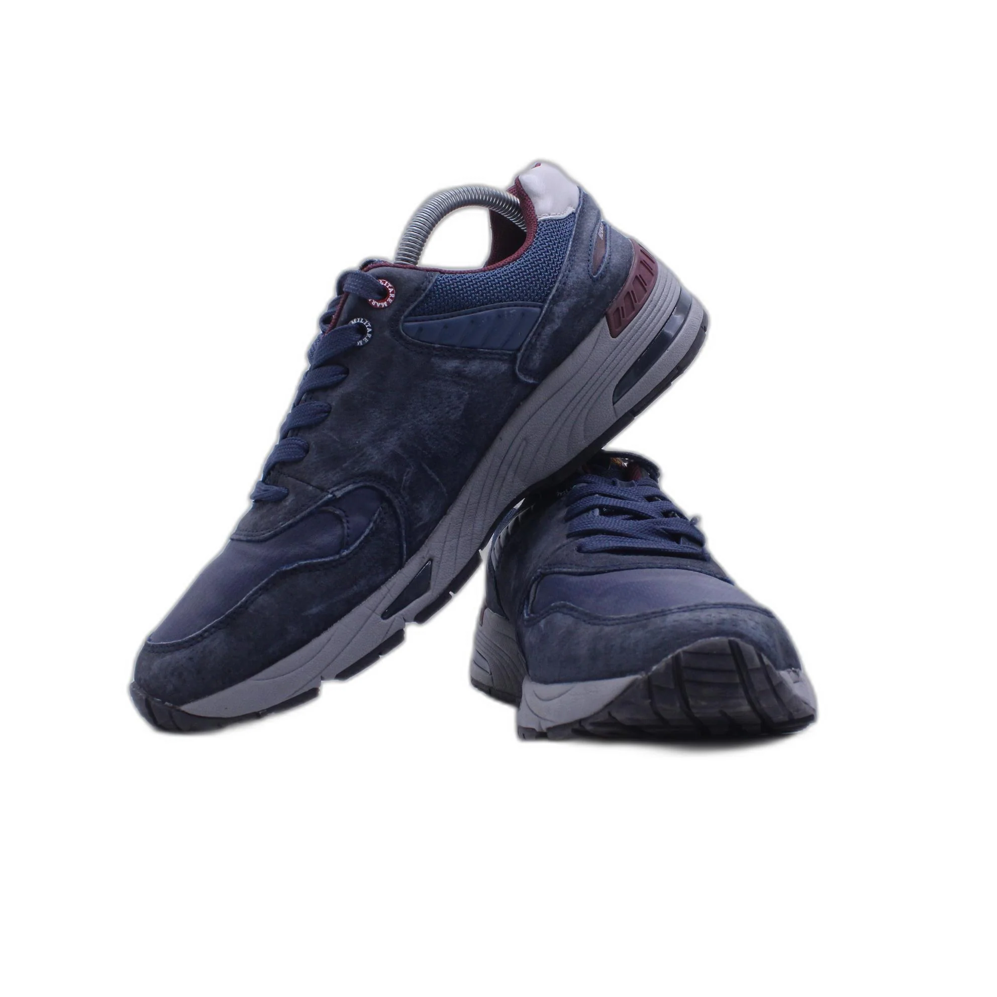 Geox Mens Shoes Amphibiox U Sandford Blue Grey Suede Leather - Image 3