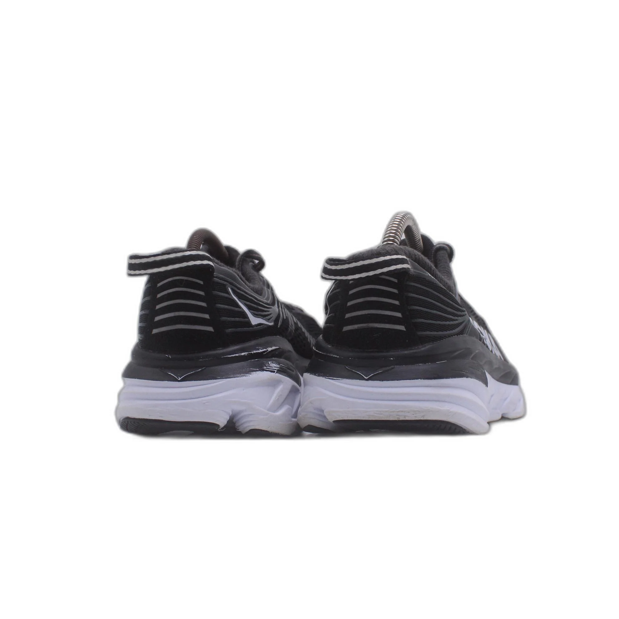 Hoka One One W Bondi 7 Black/White Running Shoe - Image 4