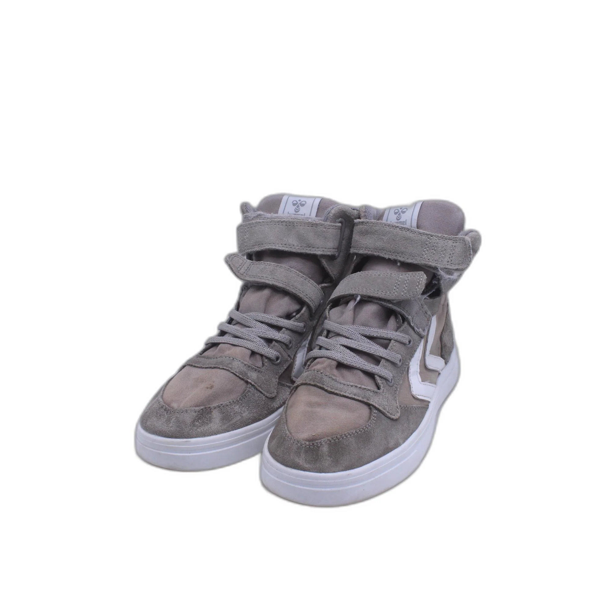 Hummel Slimmer Stadil Tonal High All Gray Indoor Sneaker Shoe - Image 5