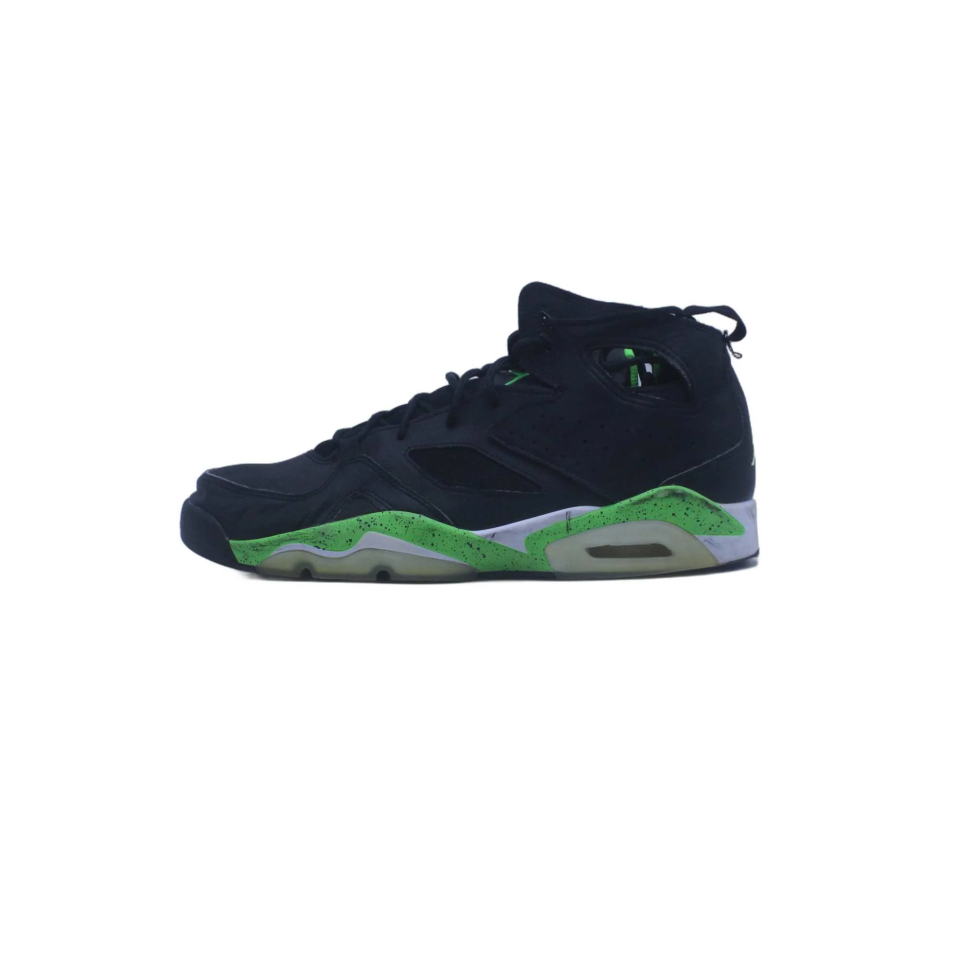 Jordan Flight Club 91 Black Green Strike Sneaker - Image 2