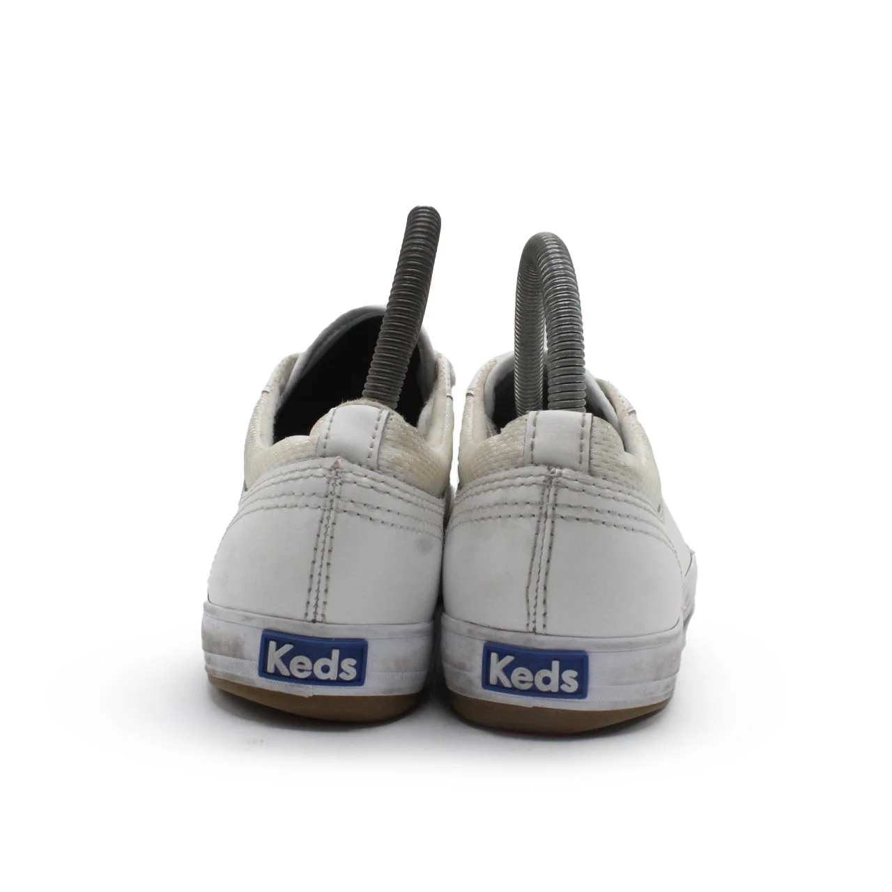 Keds White Lace Up Low Top Round Shoe - Image 4