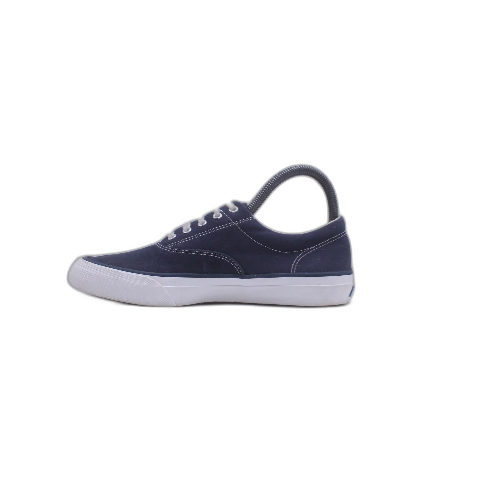 Keds Women's Champion Navy Blue Chambray Lace-Up Canvas Fashion Sneakers - Image 2