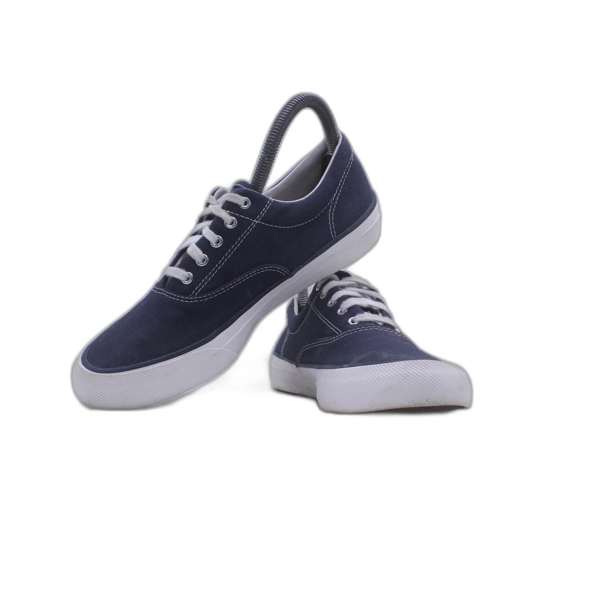 Keds Women's Champion Navy Blue Chambray Lace-Up Canvas Fashion Sneakers - Image 5