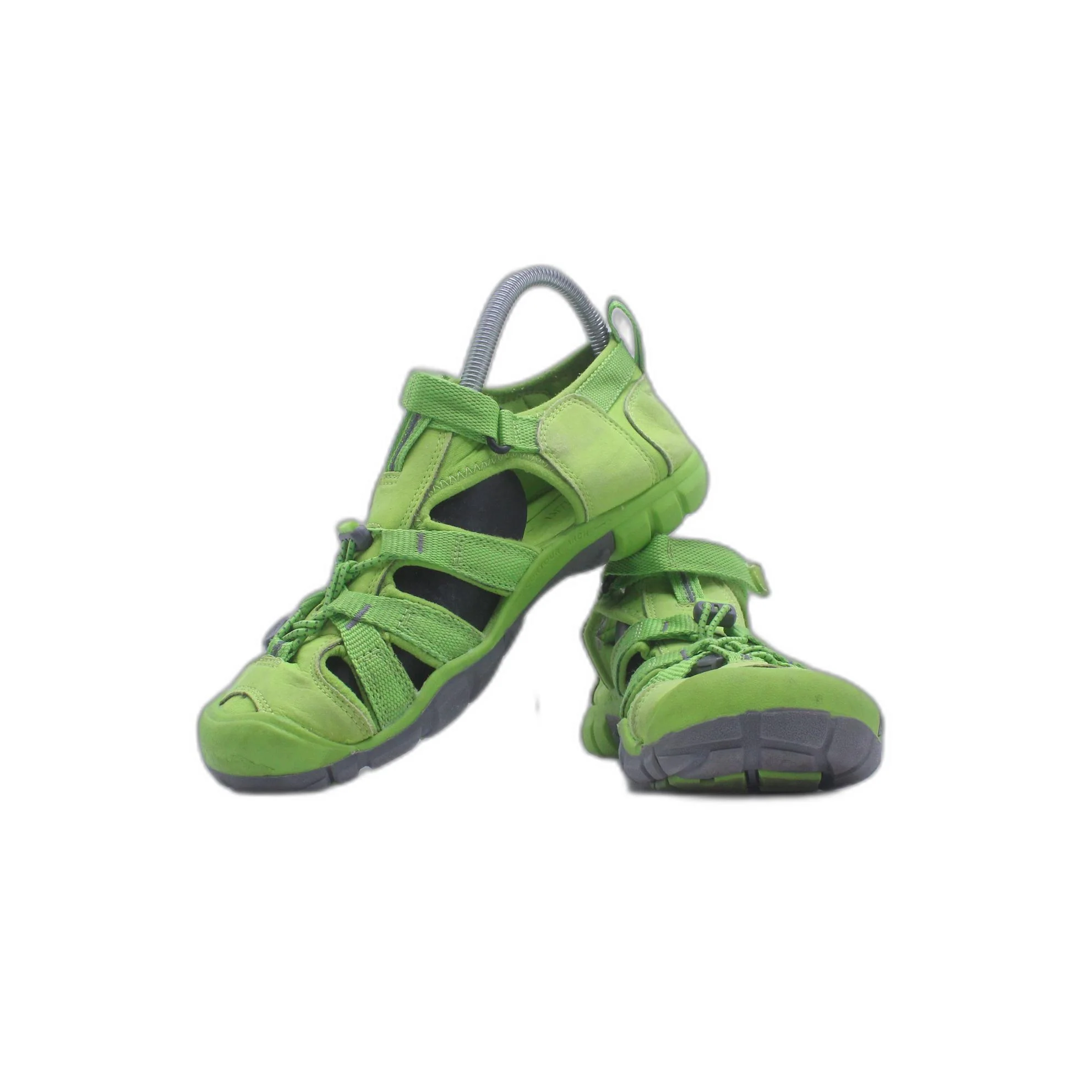 KEEN Green Canvas Leather Waterproof Newport Sandal - Image 5