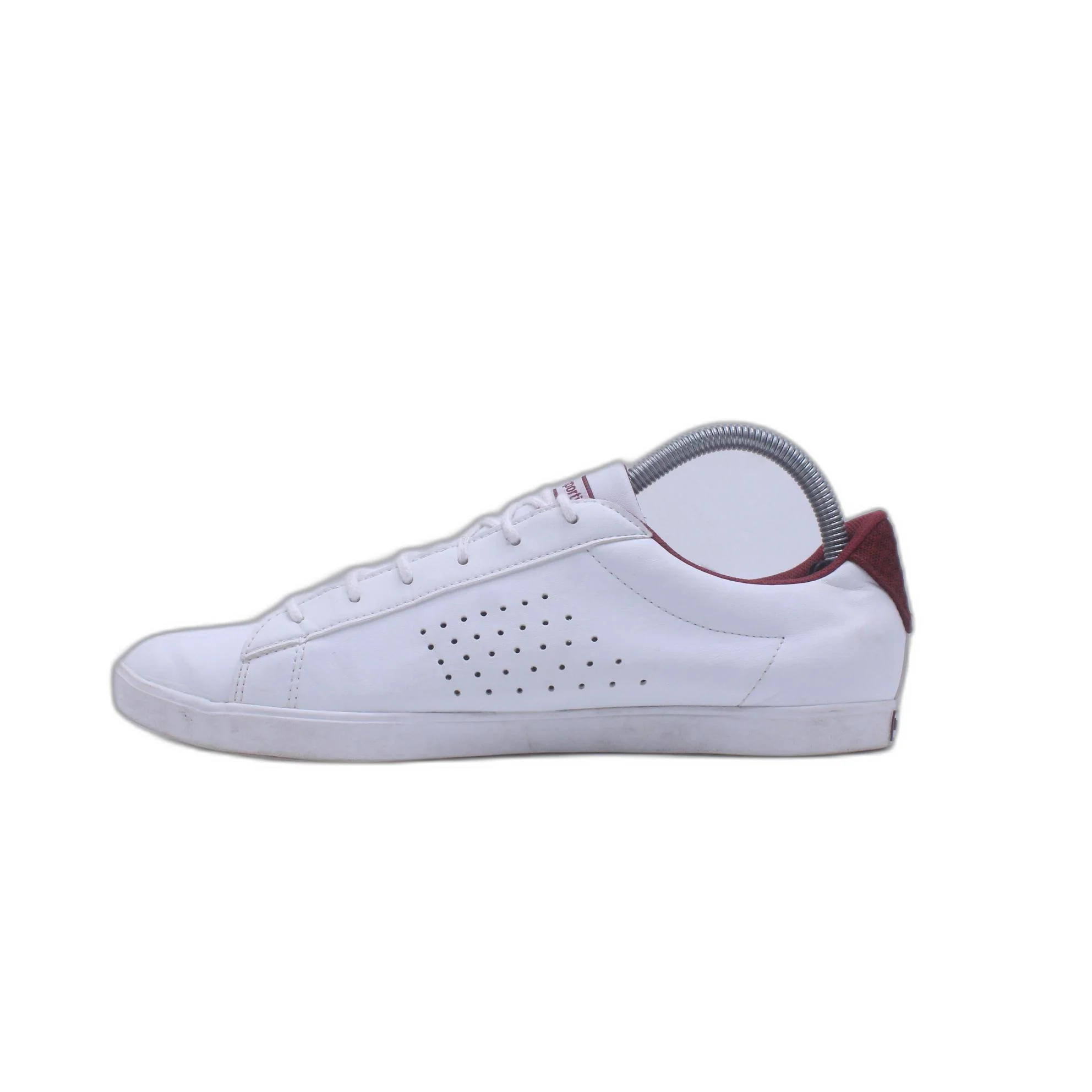 Le Coq Sportif Arthur Ashe White Blue Sneakers - Image 2
