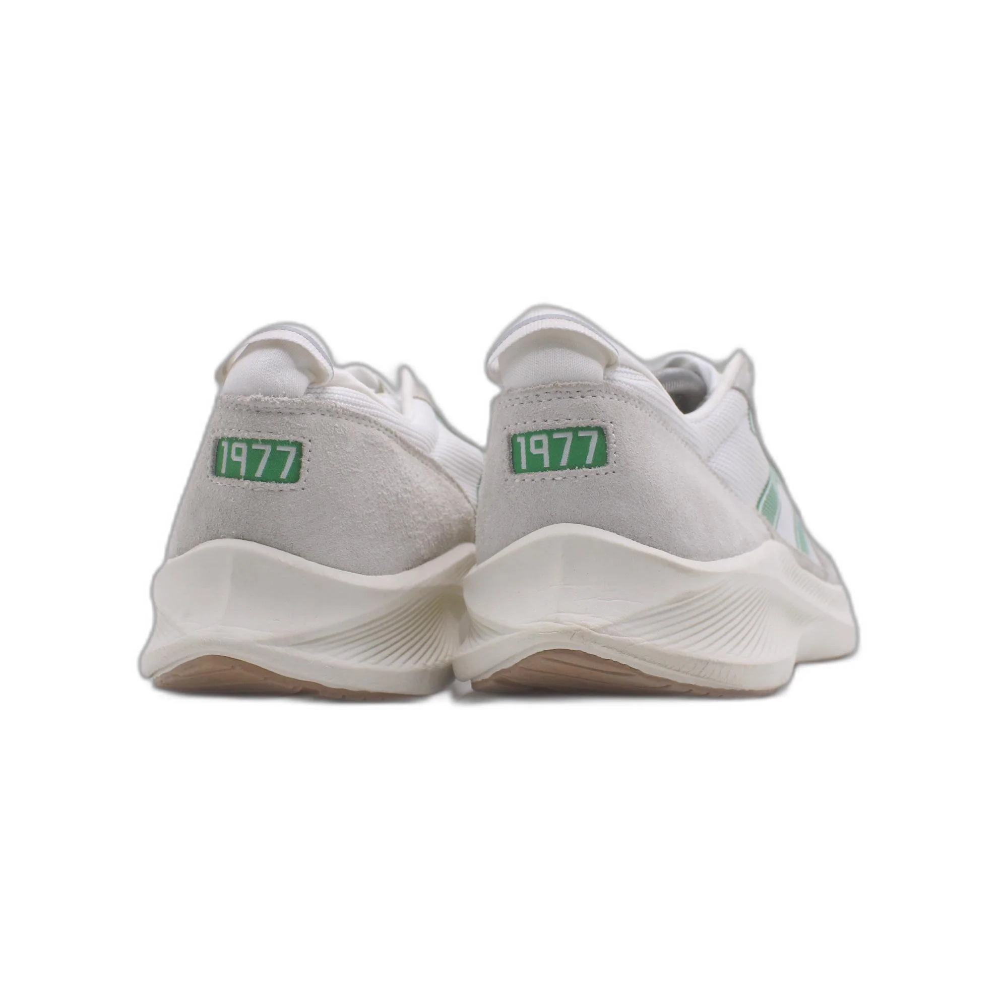 Le TIGRE Baxter White Leather/Textile Round Toe Low Top Lace Up Sneaker - Image 4
