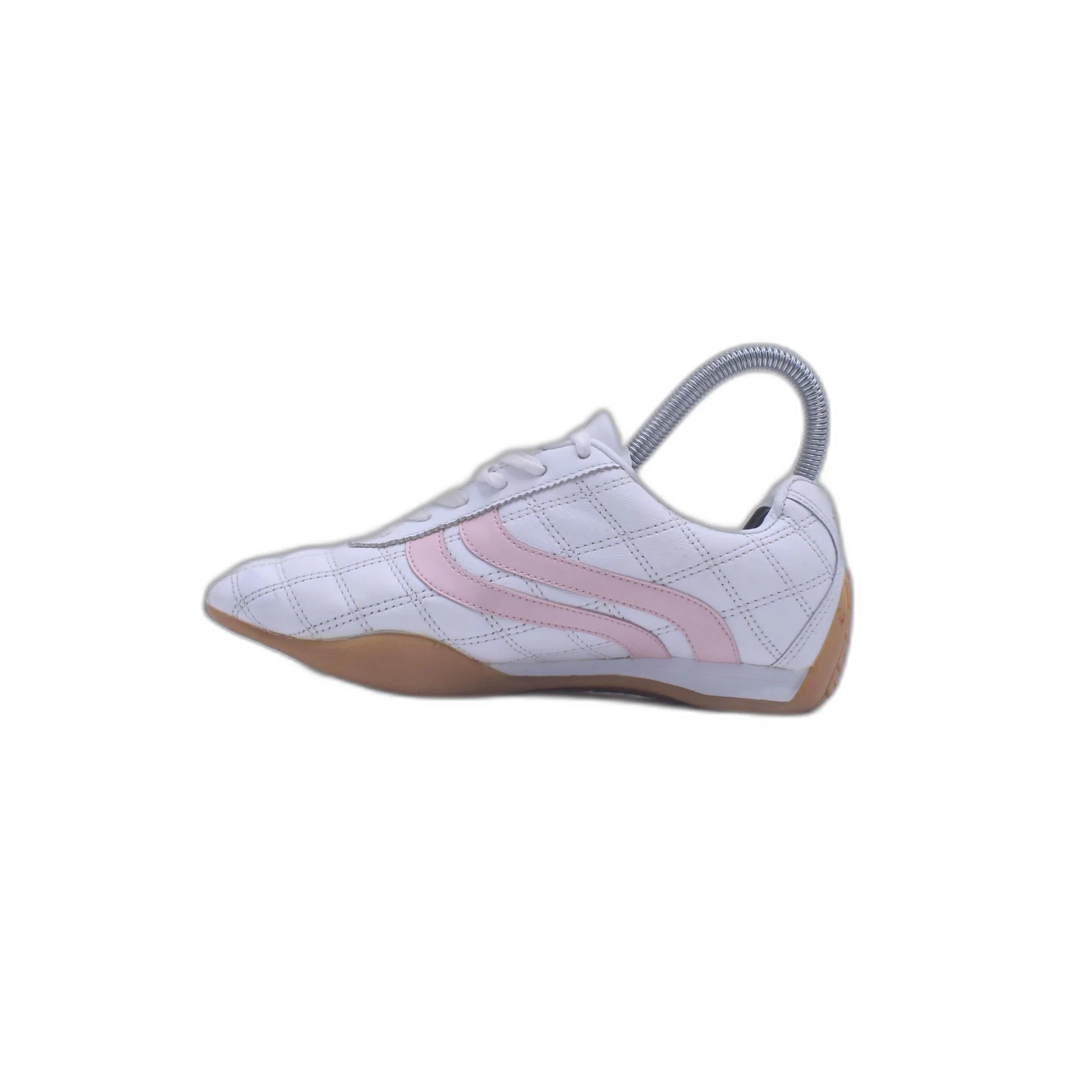 Lonsdale Badminton Off White Pink Fashion Sneaker - Image 2