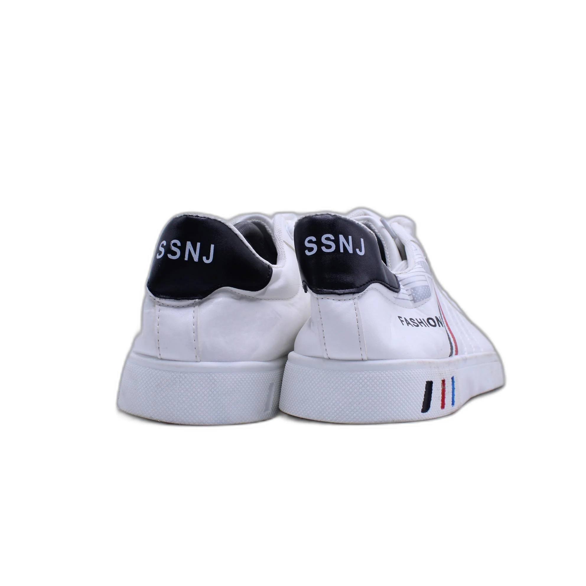 Mens Black White Sports Tennis Walking Shoe Fashion Cheap Sneakers - Image 3