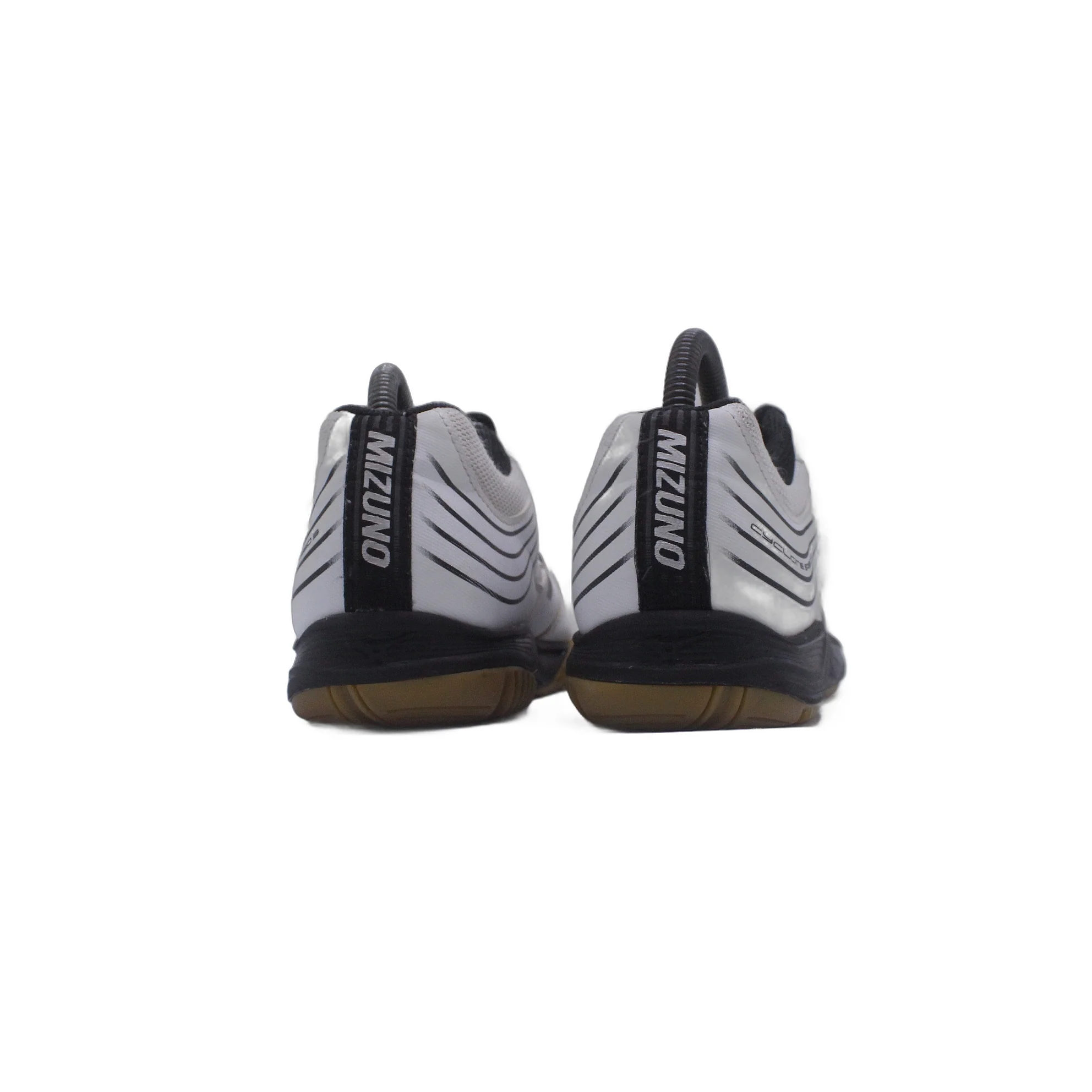 Mizuno Cyclone Speed 3 Black White Lace Up Volleyball Shoe - Image 4