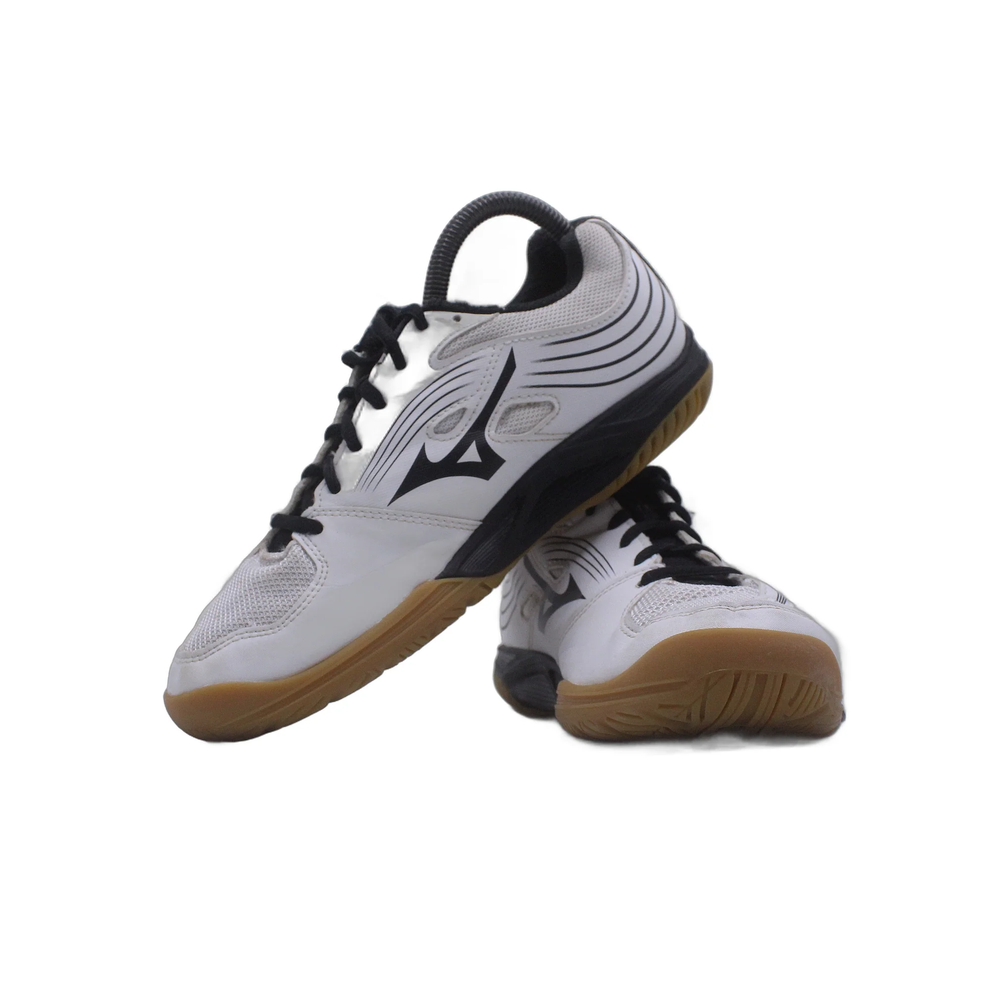 Mizuno Cyclone Speed 3 Black White Lace Up Volleyball Shoe - Image 5