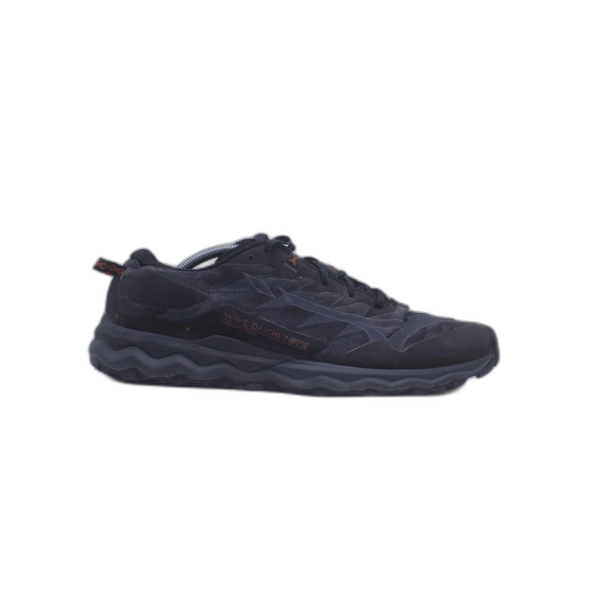 Mizuno Wave Daichi 7 GTX Lace-Up Black Synthetic Mens Running Shoe