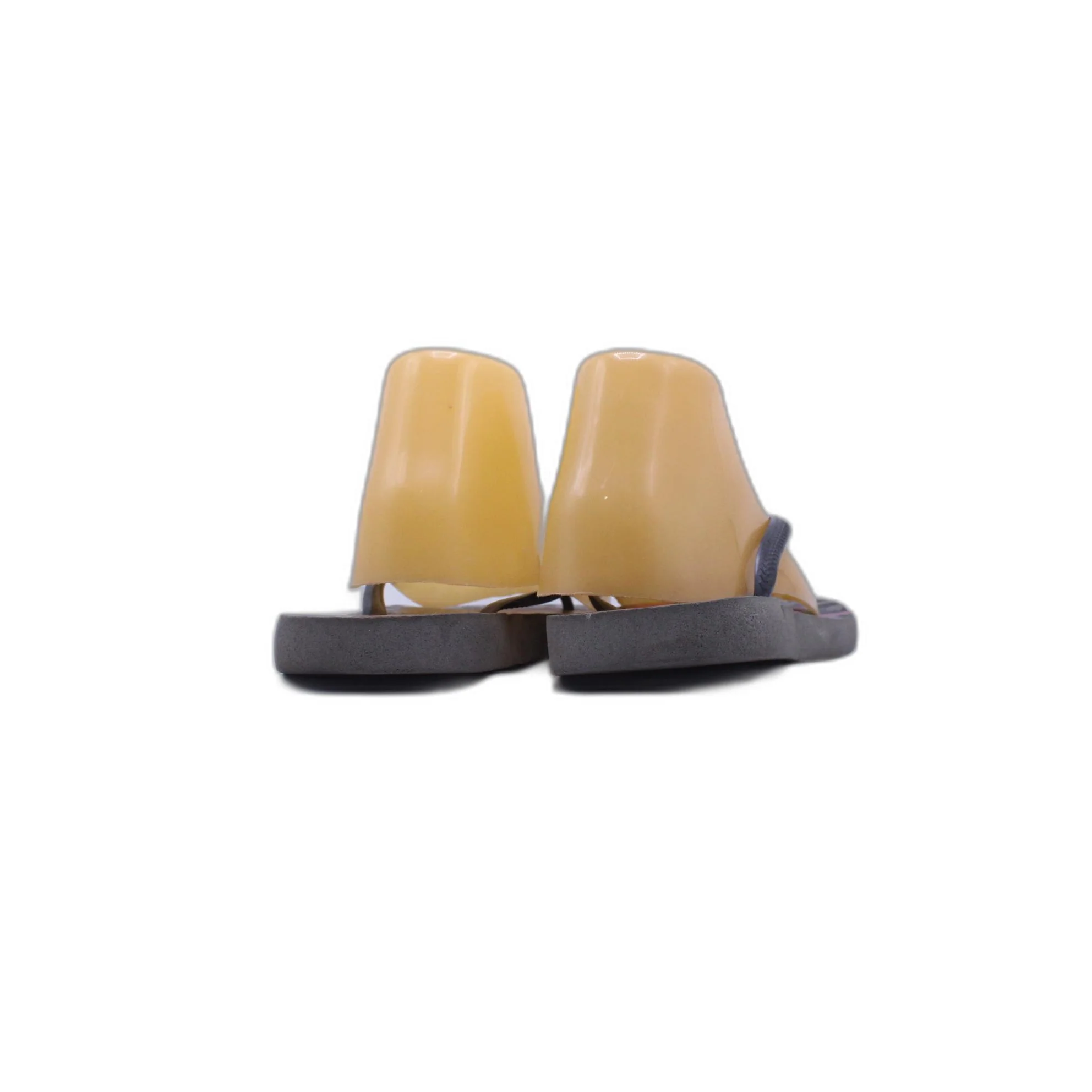 NEW BEBE BLACK WEDGE FLIP FLOPS SANDAL GOLD RHINESTONES TREANNA - Image 5