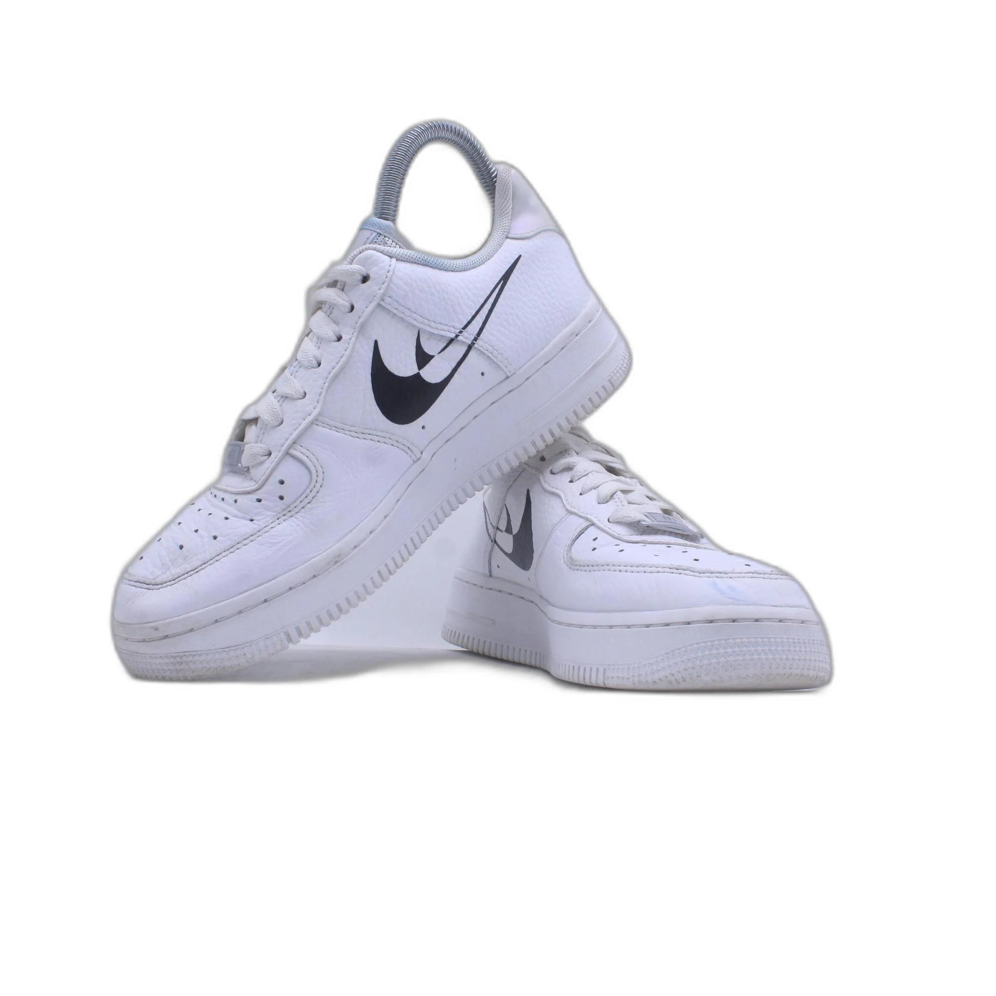 Nike Air Force 1 Jewel CQ4808-100 ALL WHITE BLACK - Image 3