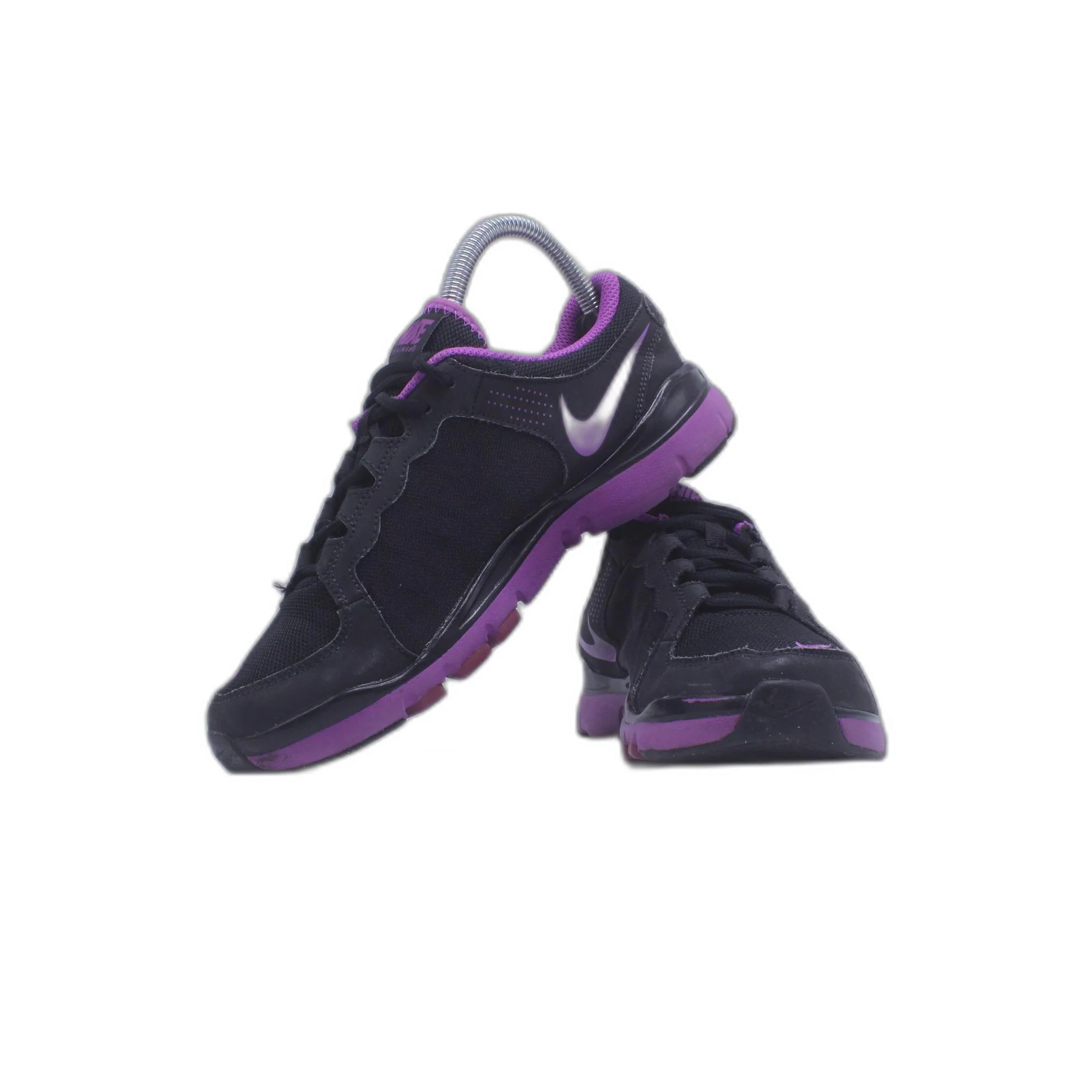 Nike Flex Trainer 2 Black Purple Running Shoe - Image 5