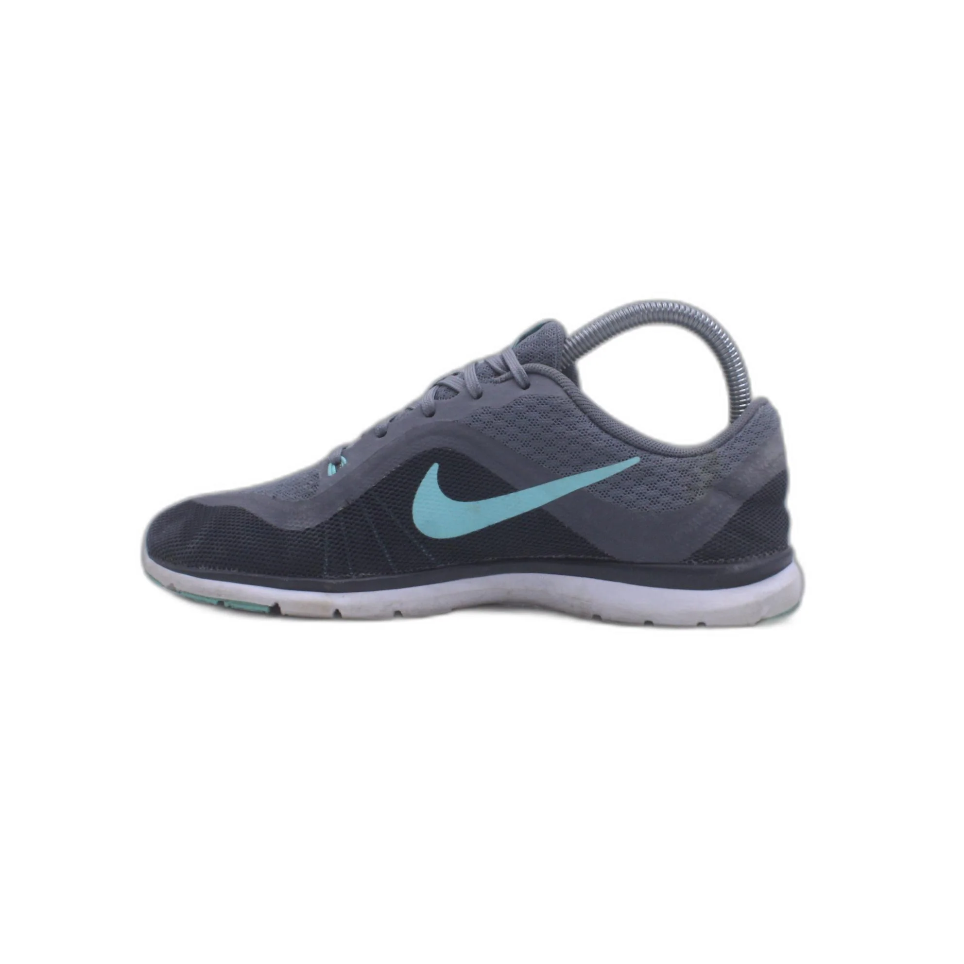 Nike Flex Trainer 6 Running Shoes Gray Teal Black 831217 - Image 2