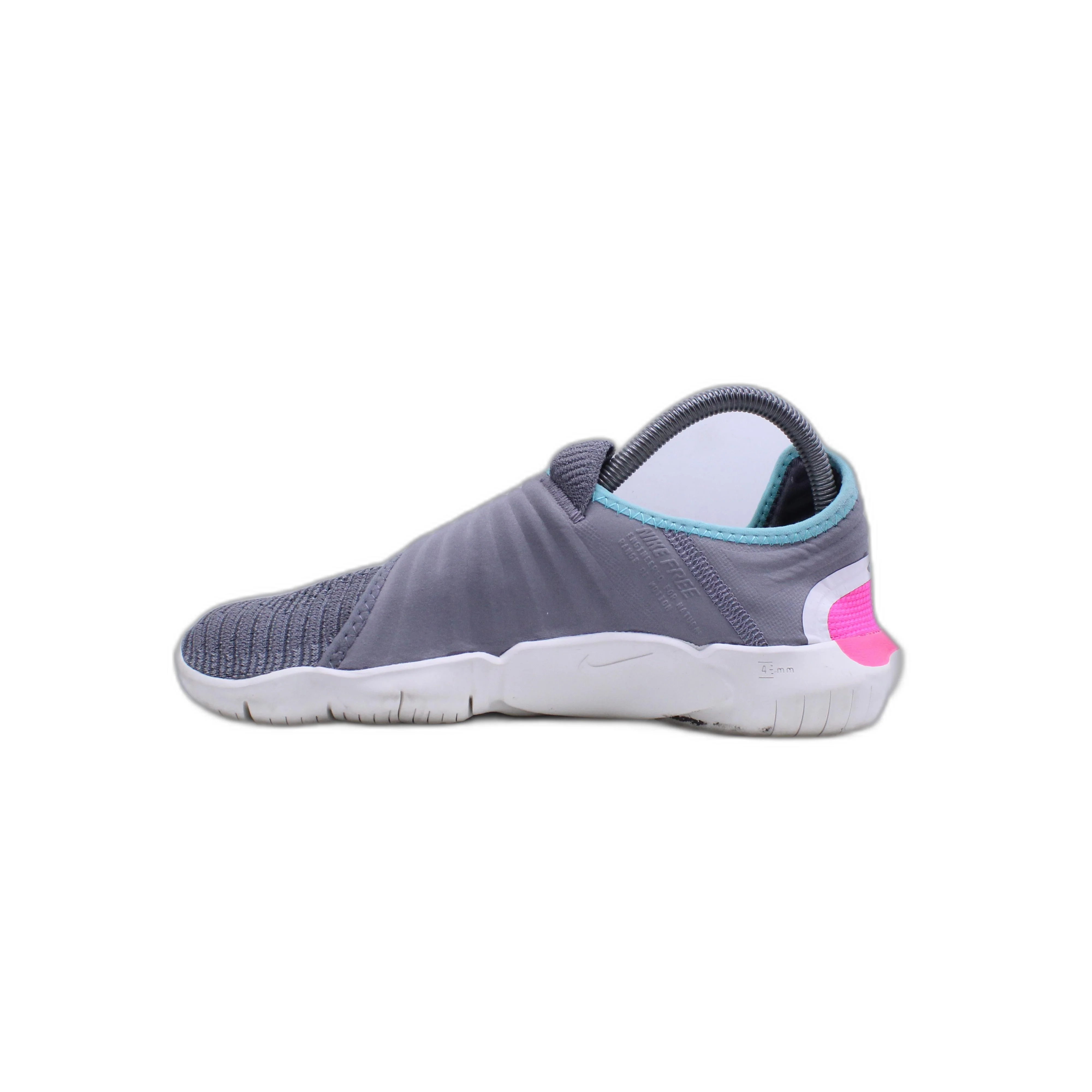 Nike Free RN Flykint 3.0 Gray Slip On Up Low Top Sneakers Shoes - Image 2