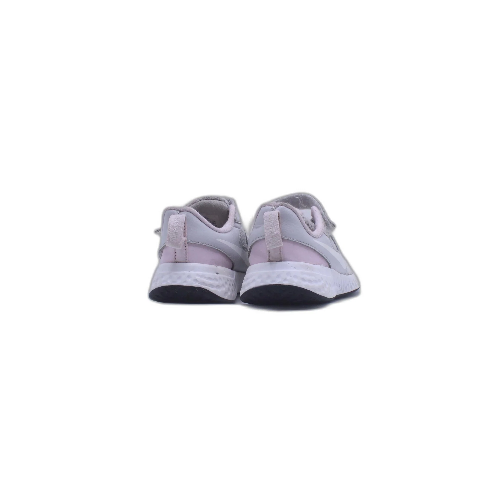 Nike Little Kid Girl Grey Multi-Color Downshifter 11 SE PSV Sneaker - Image 4